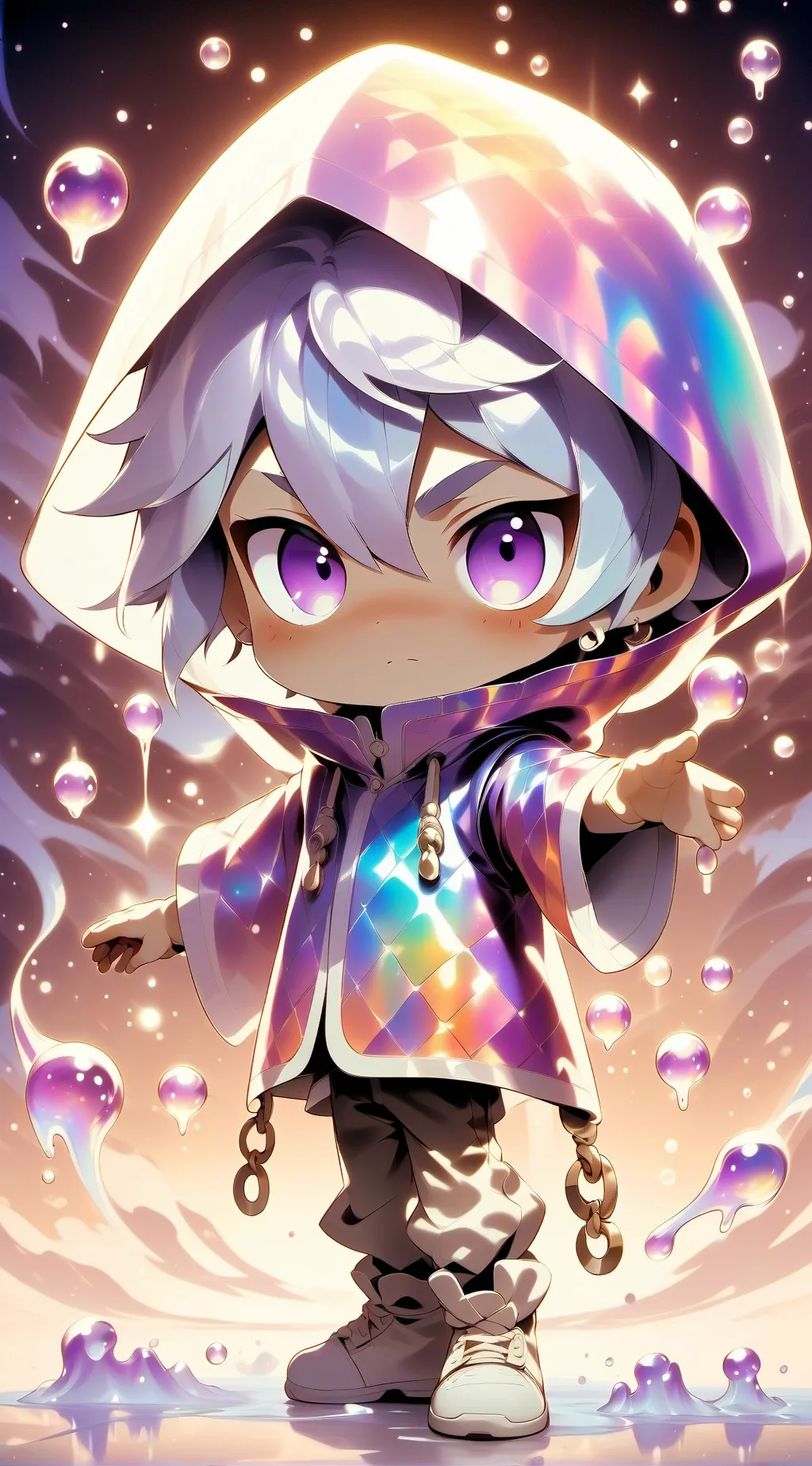 ai character: Eye background