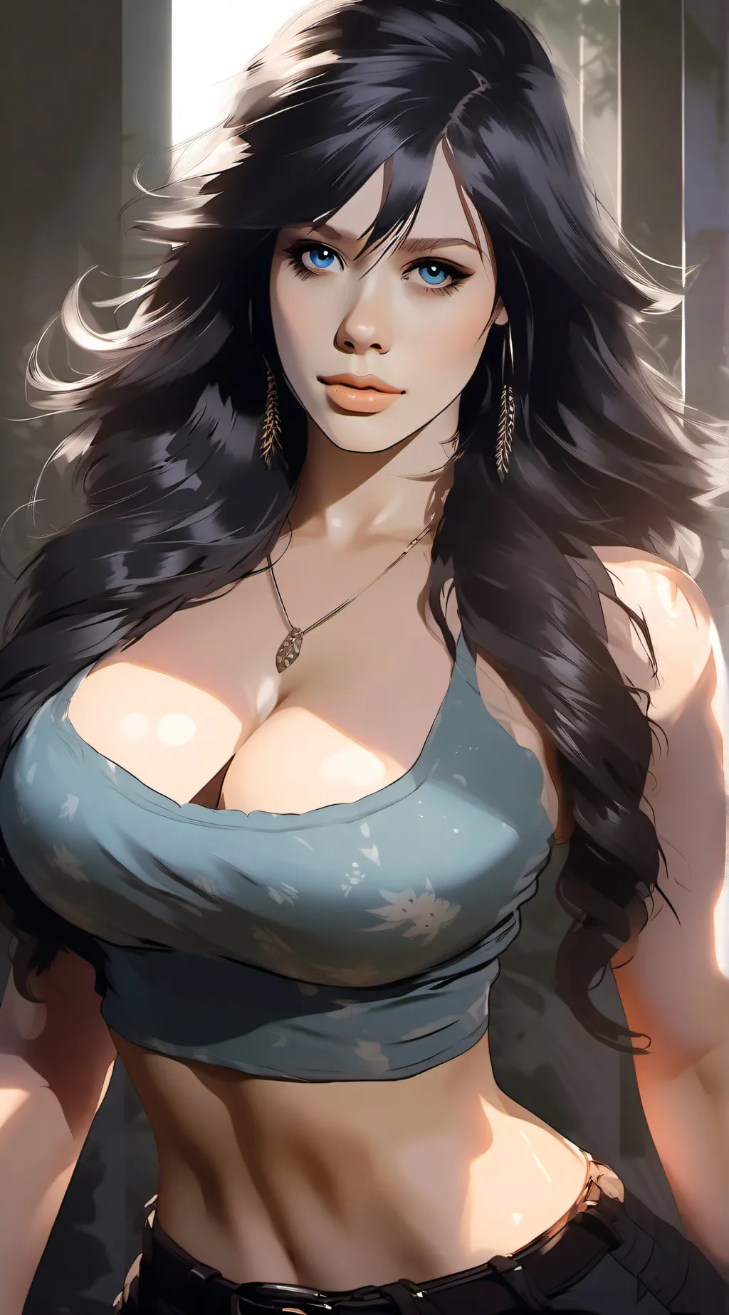 ai character: Natalie  background