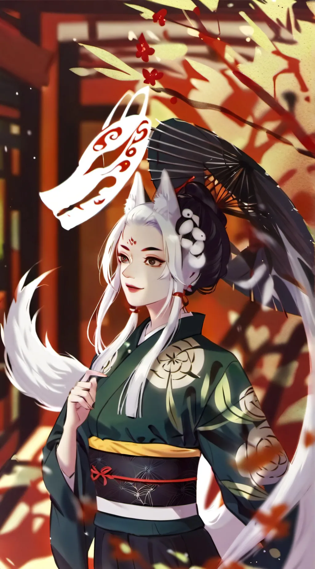 ai character: Therian Mask background