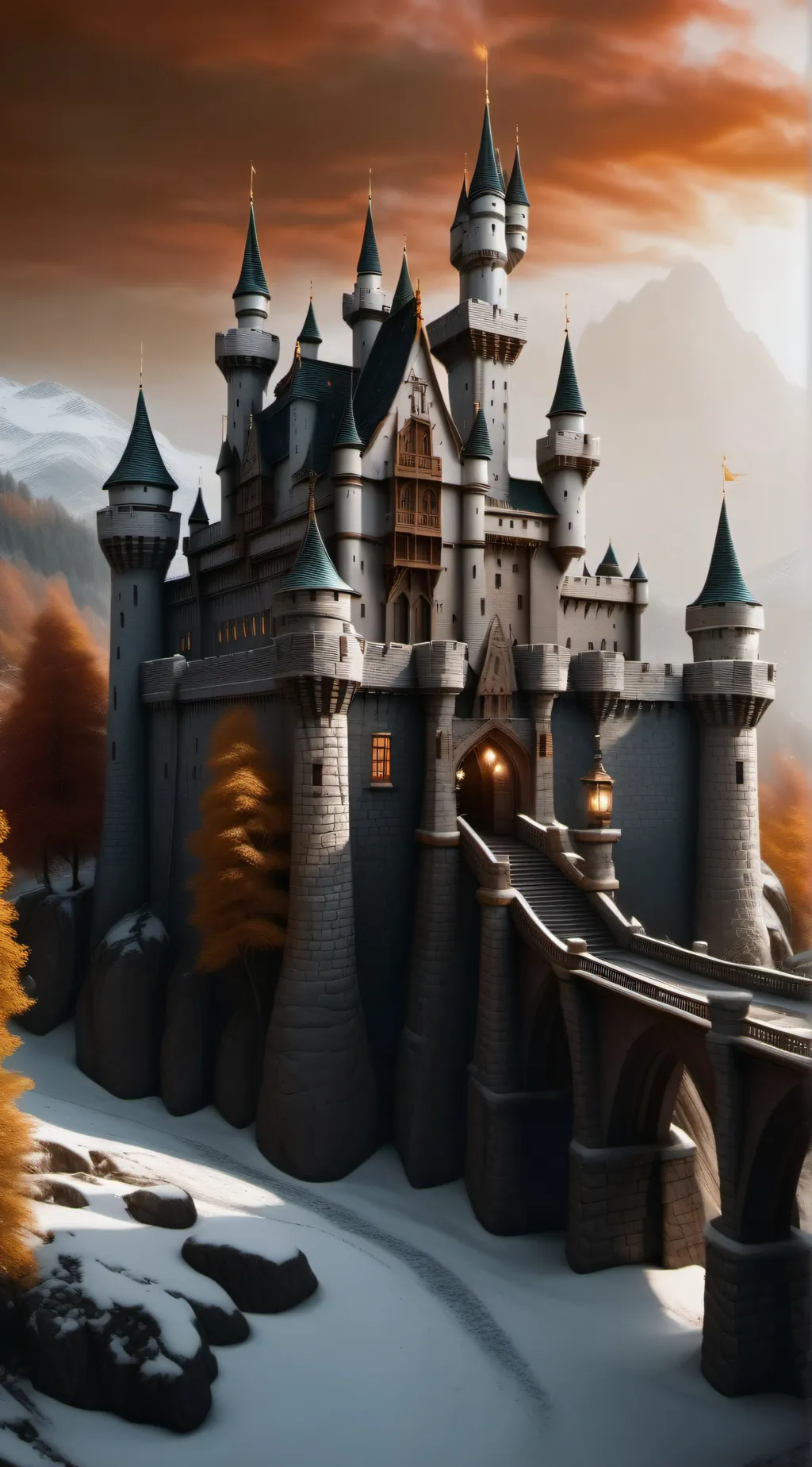 ai character: Hogwarts  background