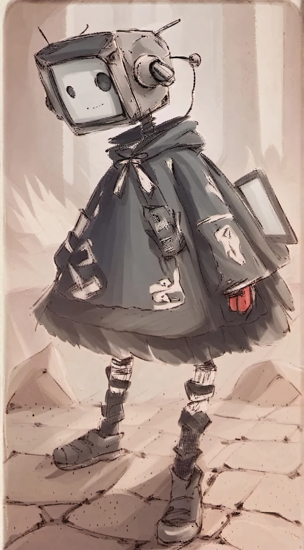 ai character: Jen Gearhart  background