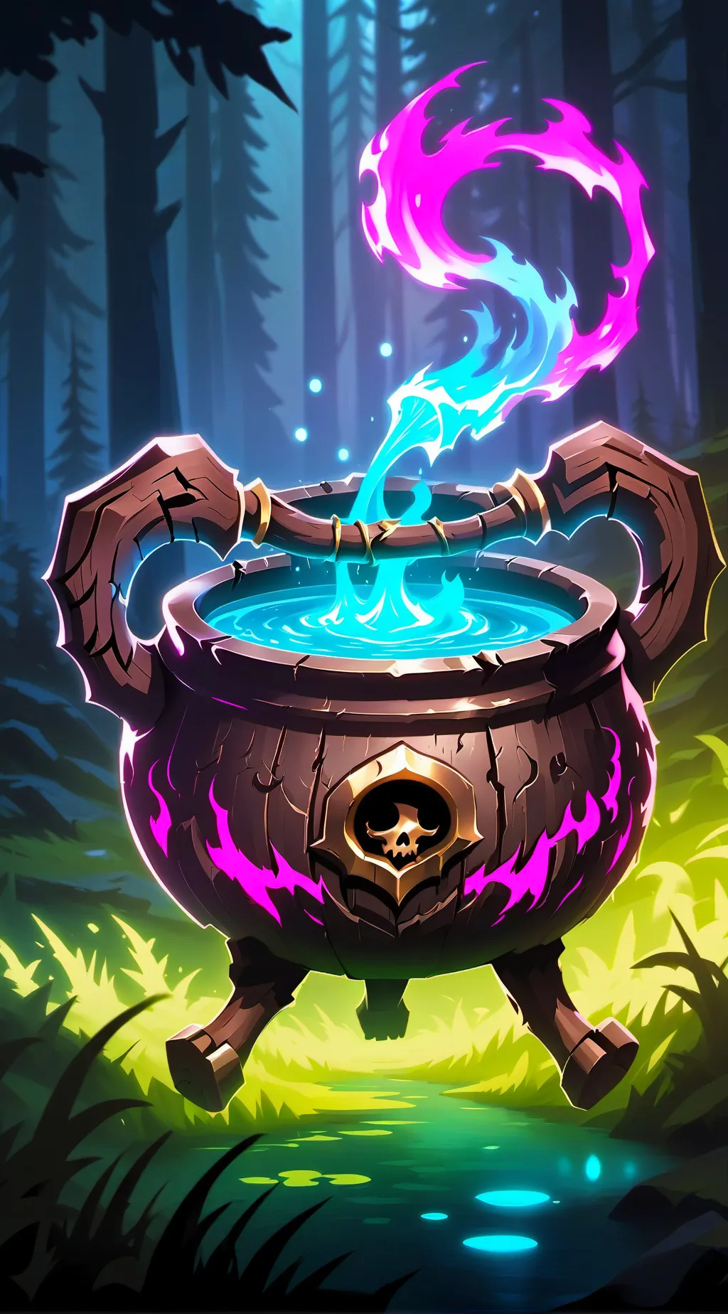 ai character: Potion RPG  background