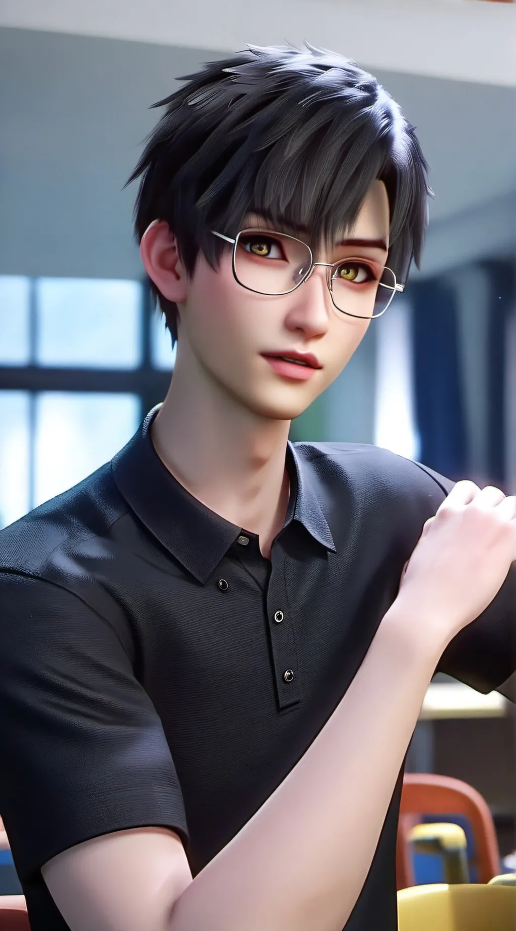 ai character: raven rodregeiz background