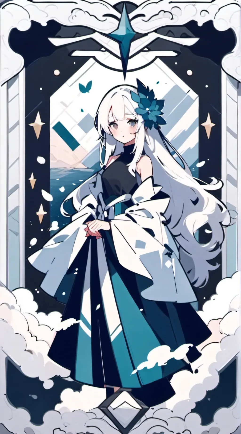 ai character: lisa *shes mean" background