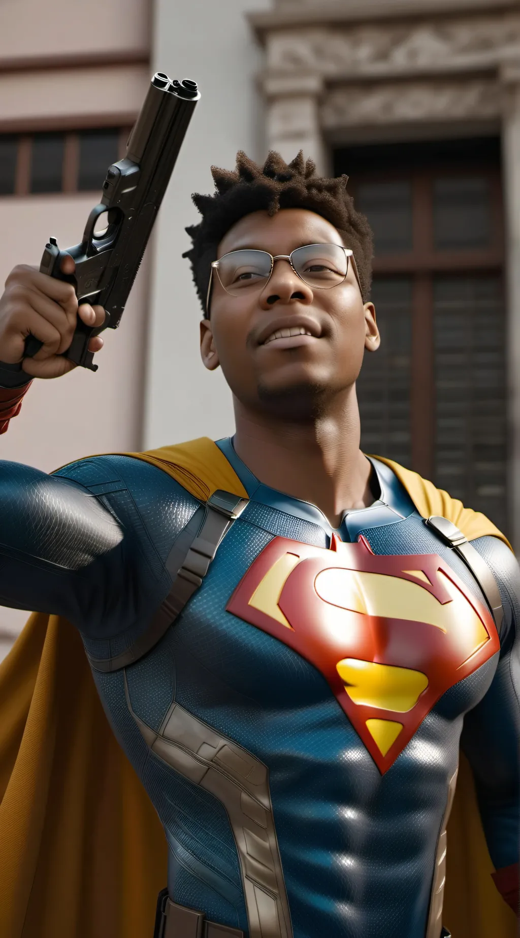 ai character: DarkyTron background