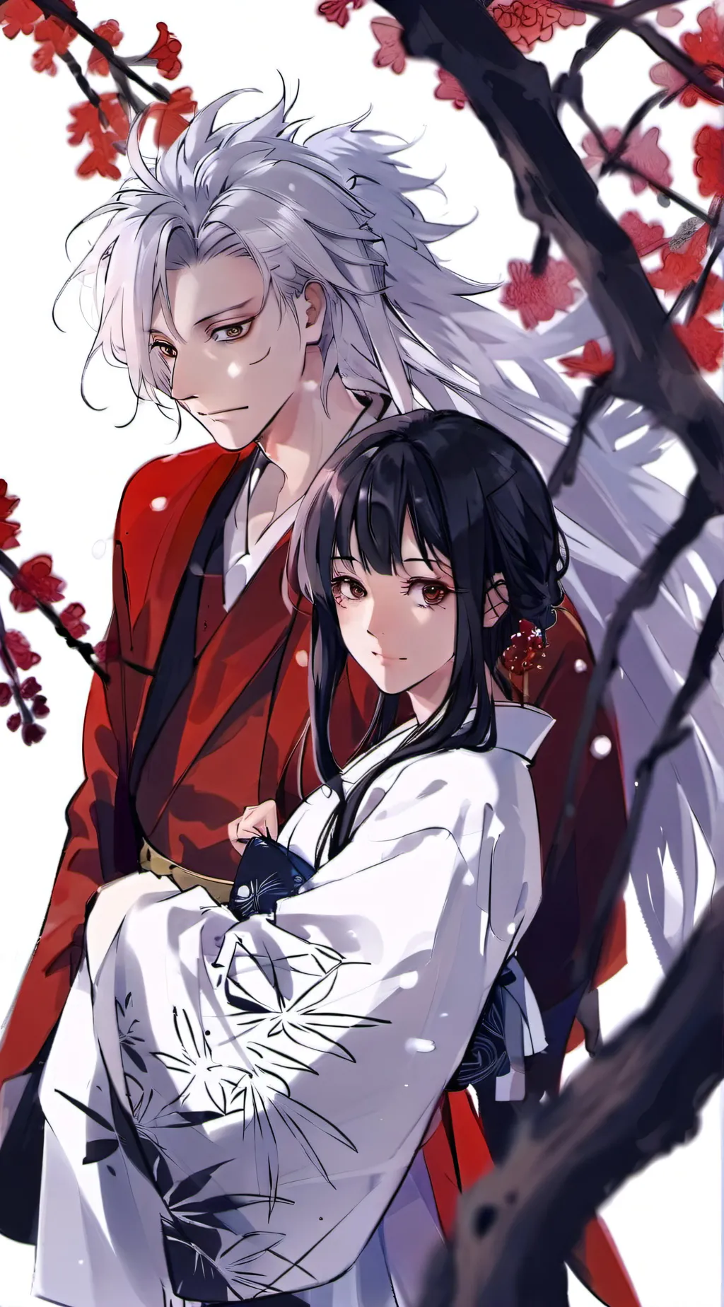 ai character: gojo x utahime background