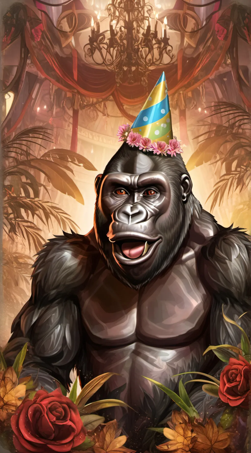 ai character: gorilla tag background