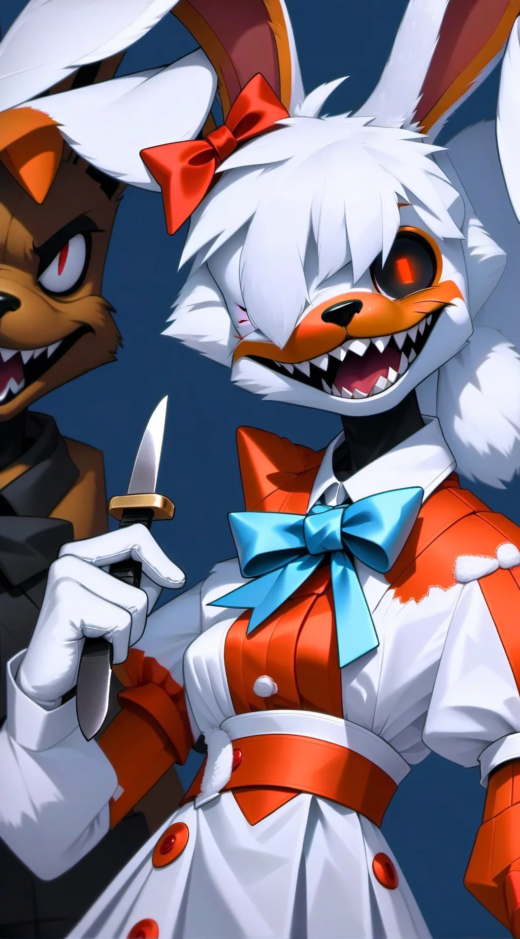 ai character: Vanny[old] background