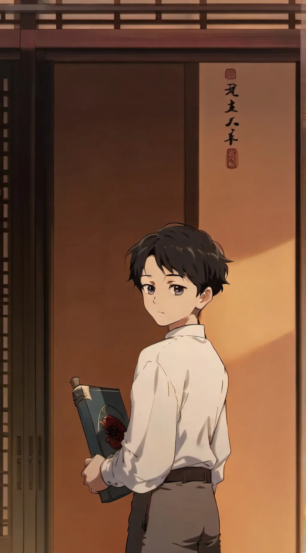 ai character: Muzan (Child from) background