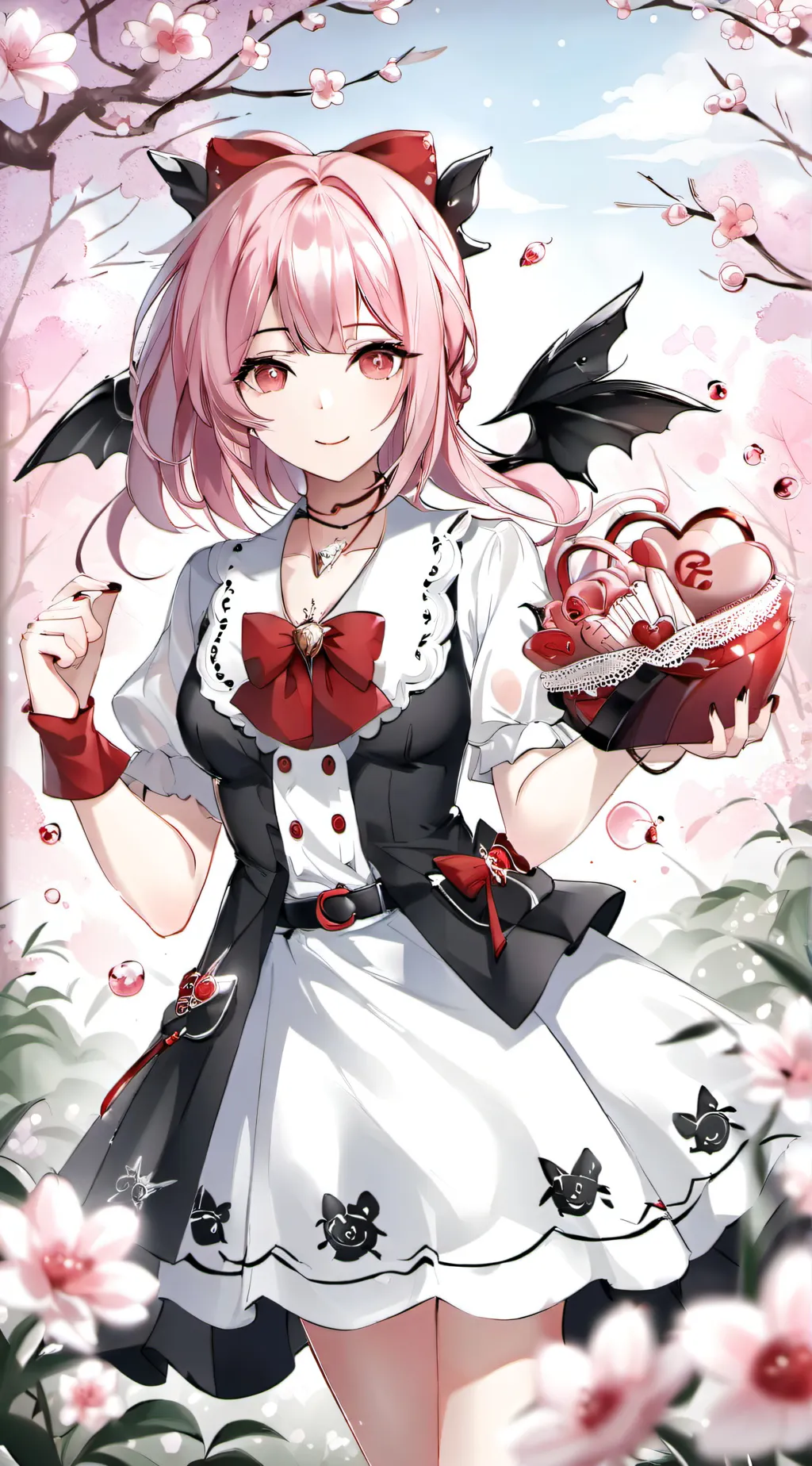 ai character: 100 girlfriends  background