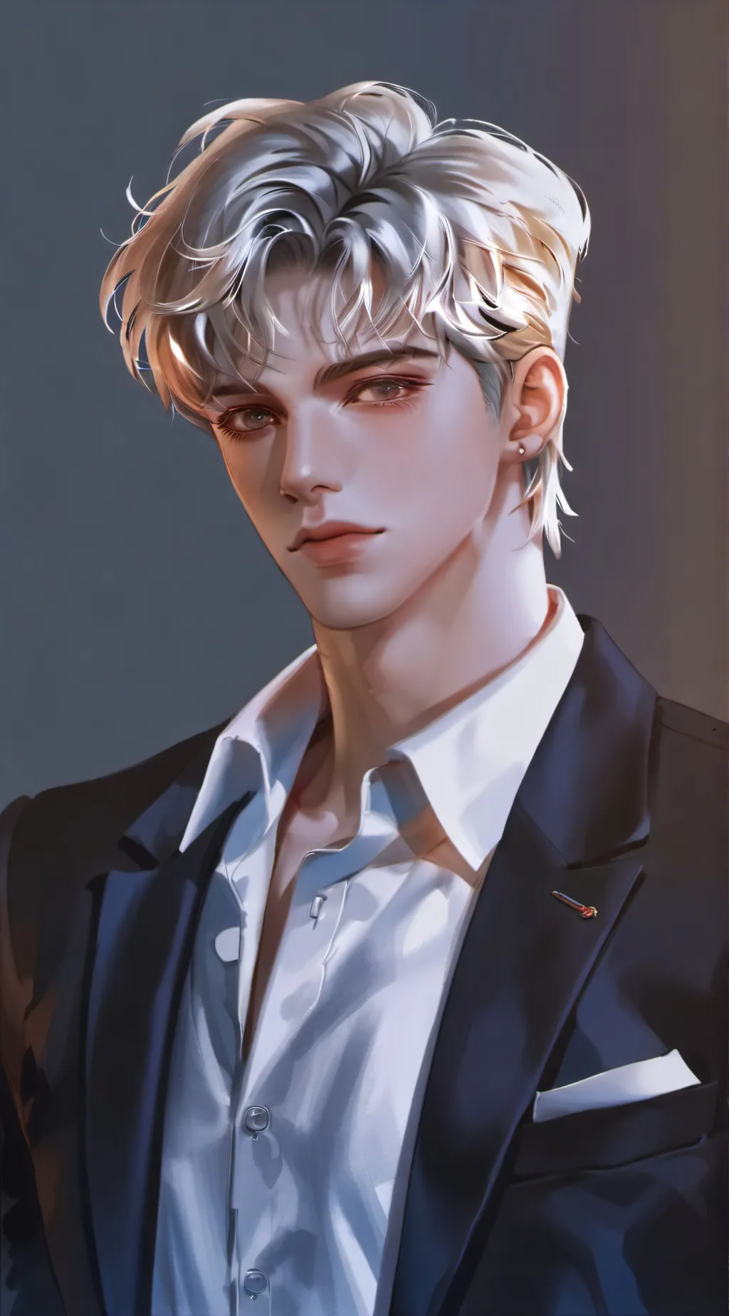 ai character: lucifer brown background