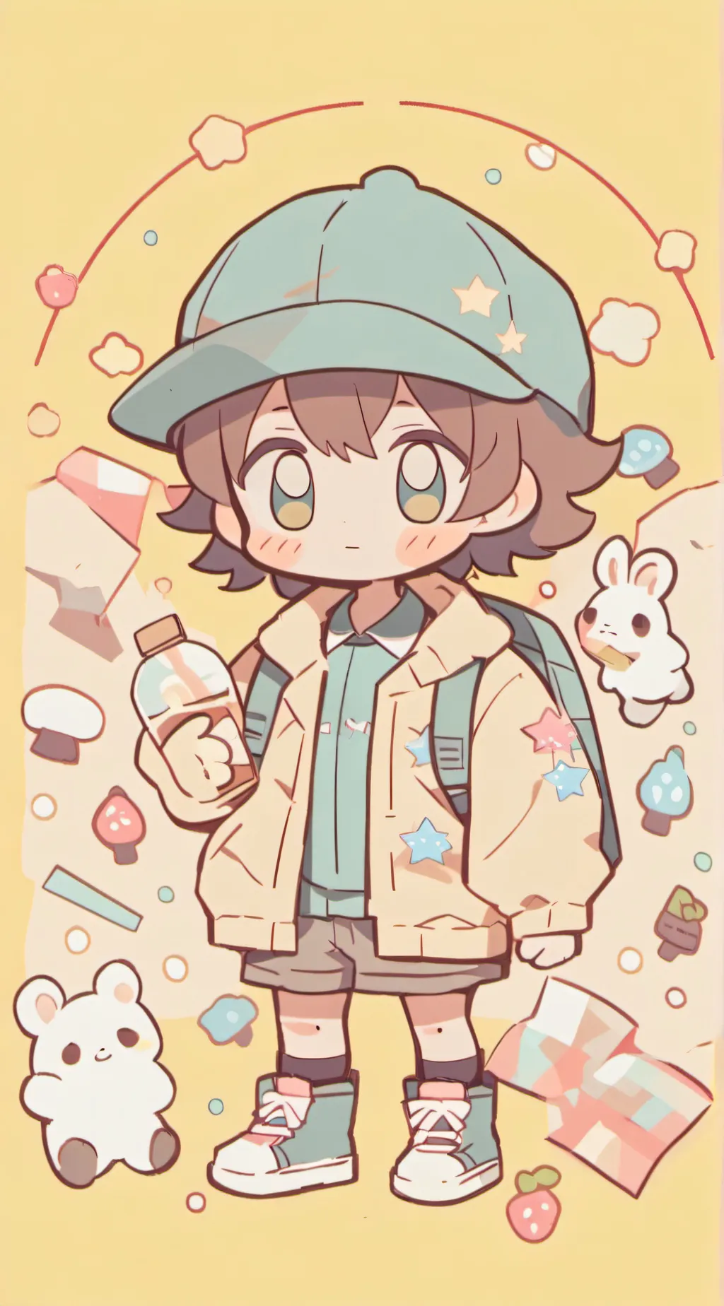 ai character: stranger things background