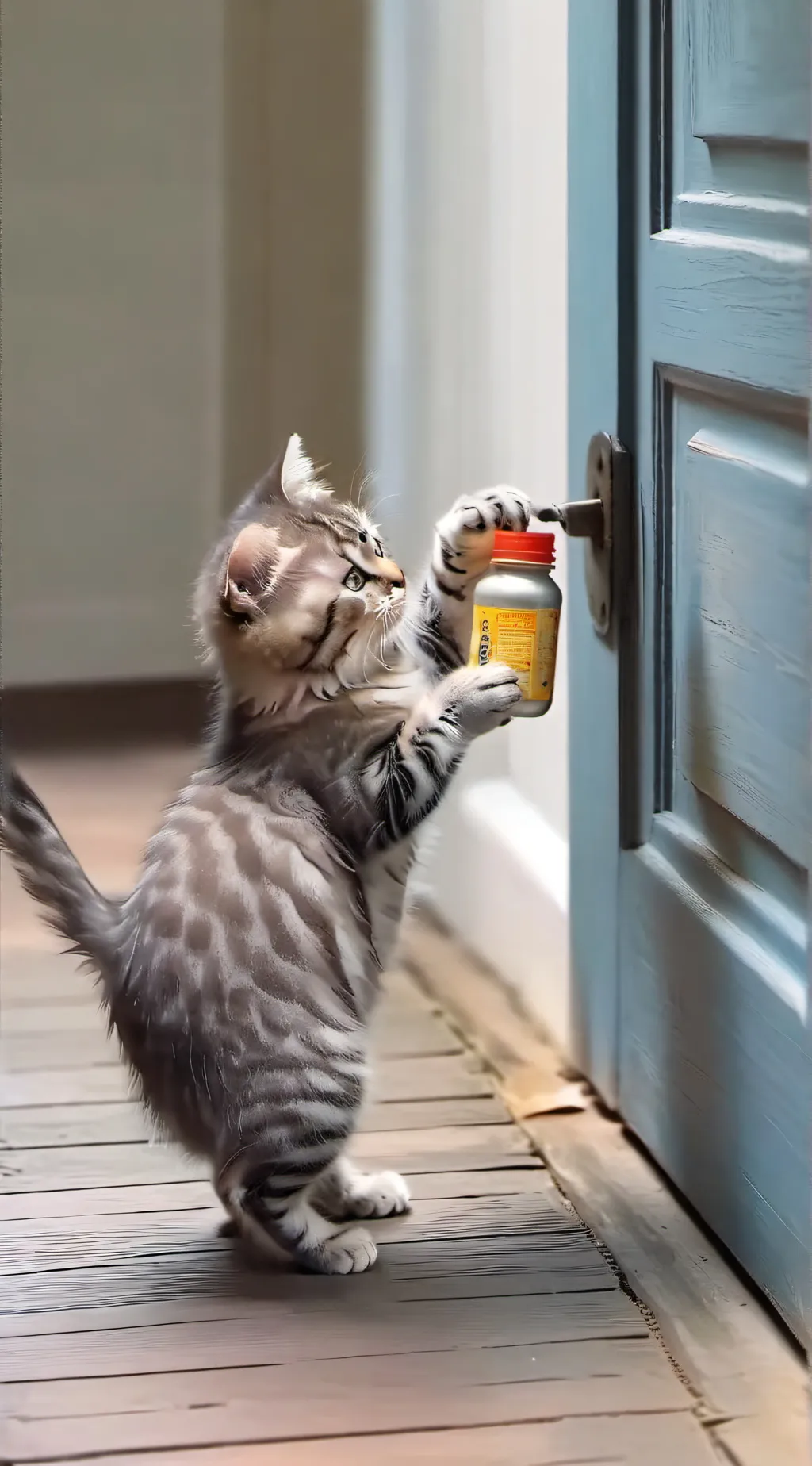 ai character: Sniper kitten background