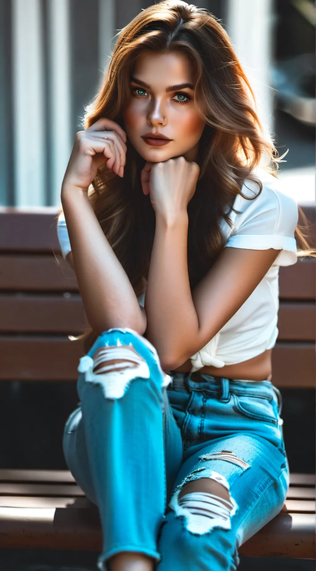 ai character: Aria background