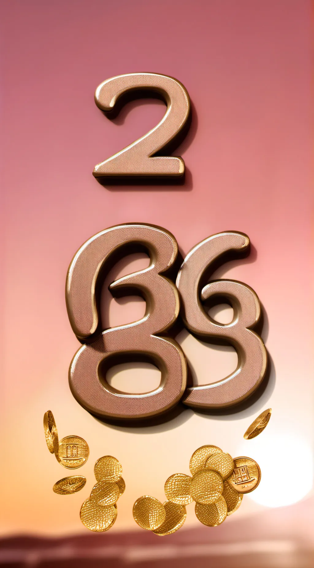 ai character: Numbers background