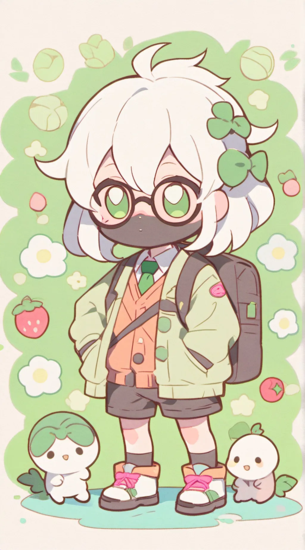 ai character: nerd background