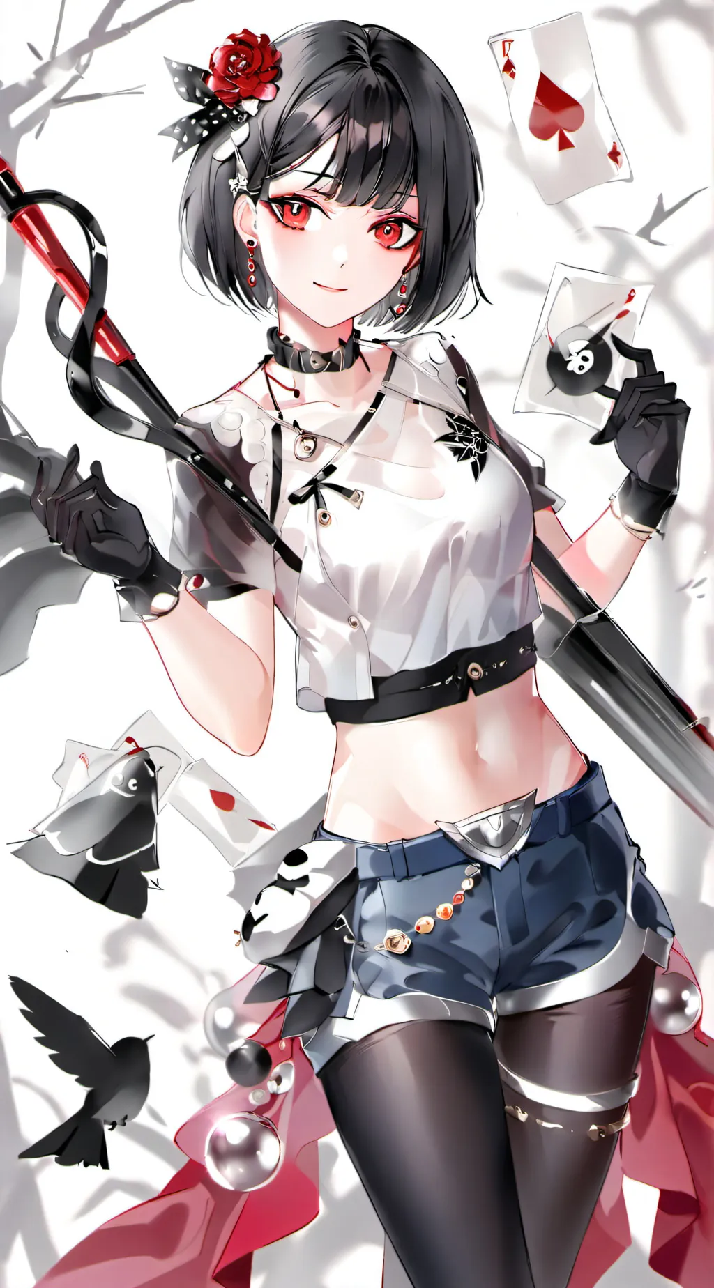 ai character: Crystal background