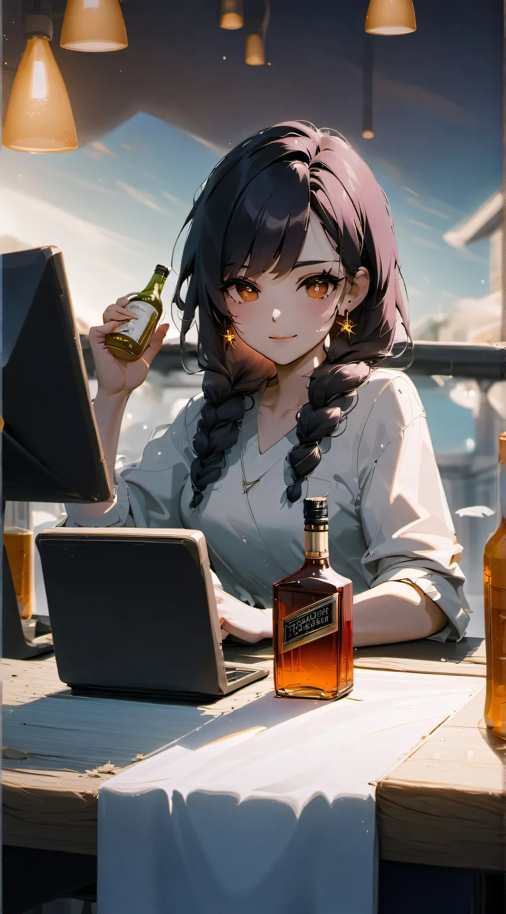 ai character: Allie background