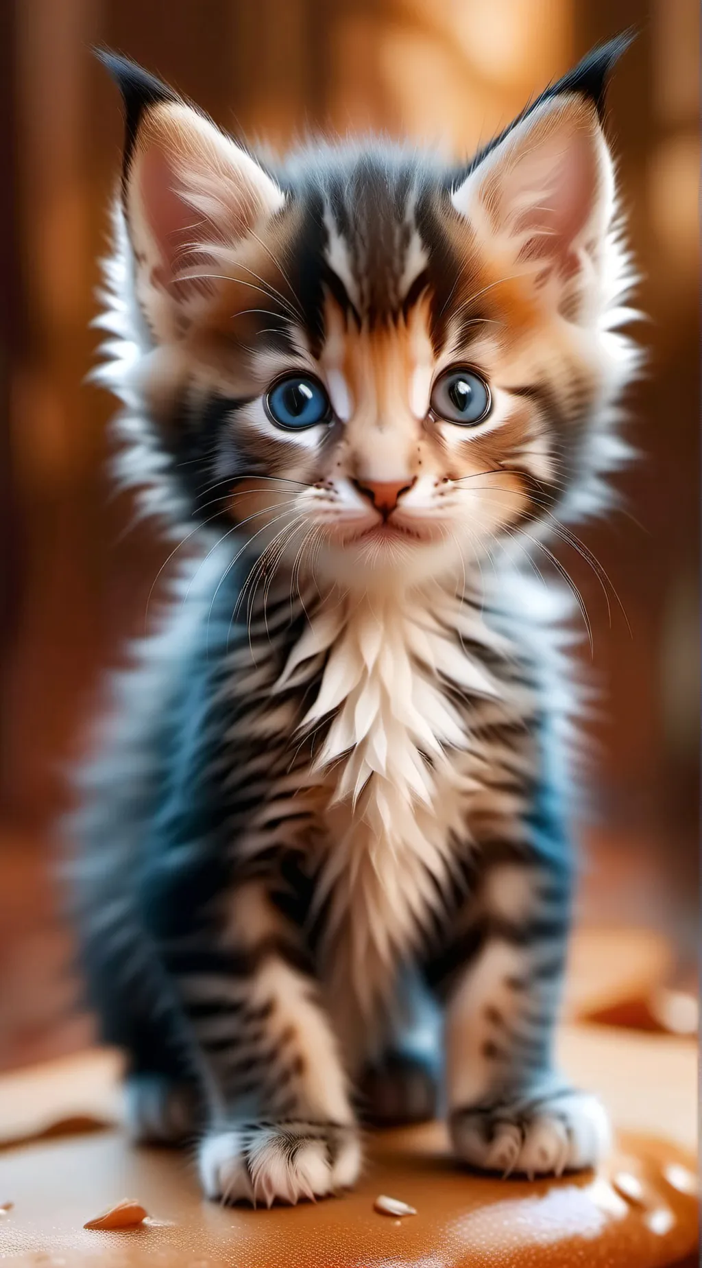 ai character: Kitten background