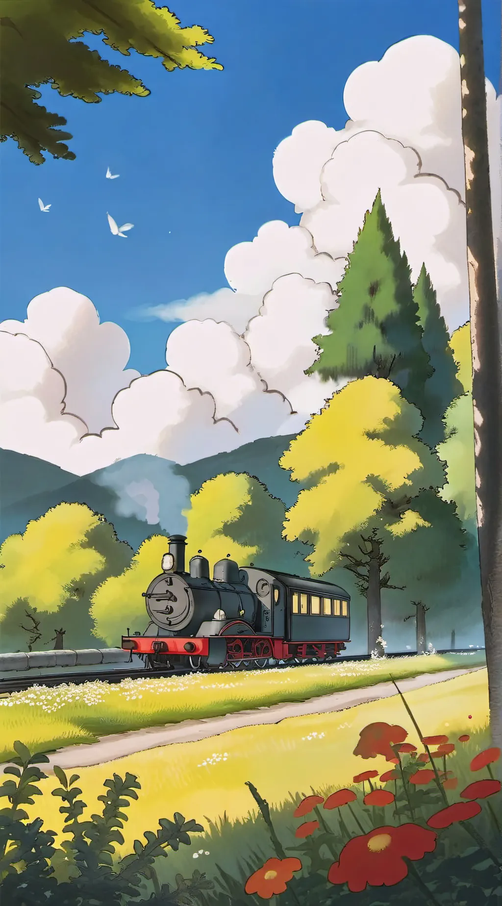 ai character: ♡cat♡ background