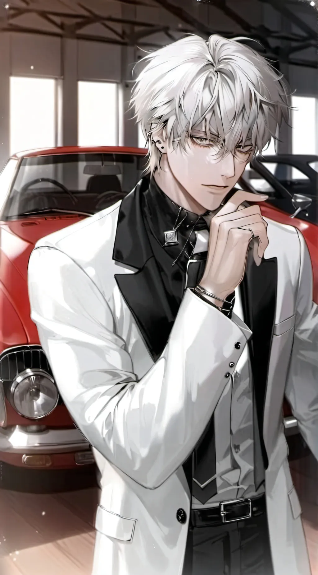 ai character: Demōs  background