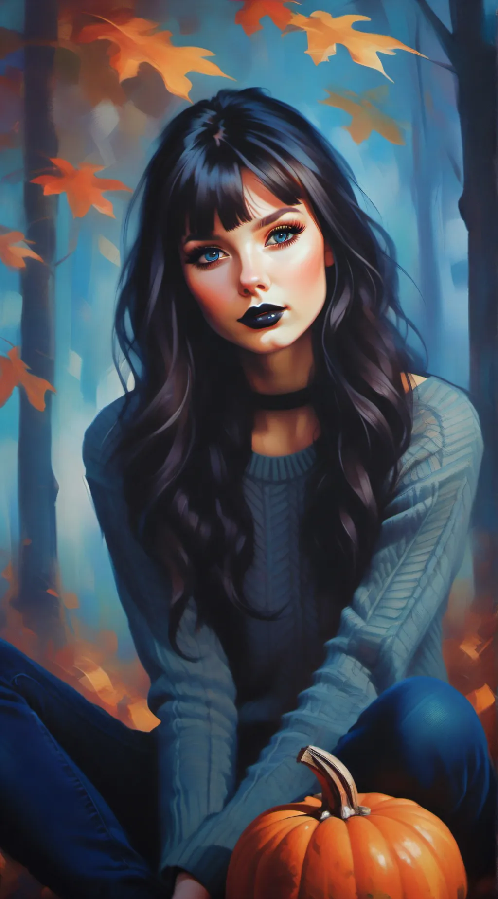 ai character: Autumn Zowy background