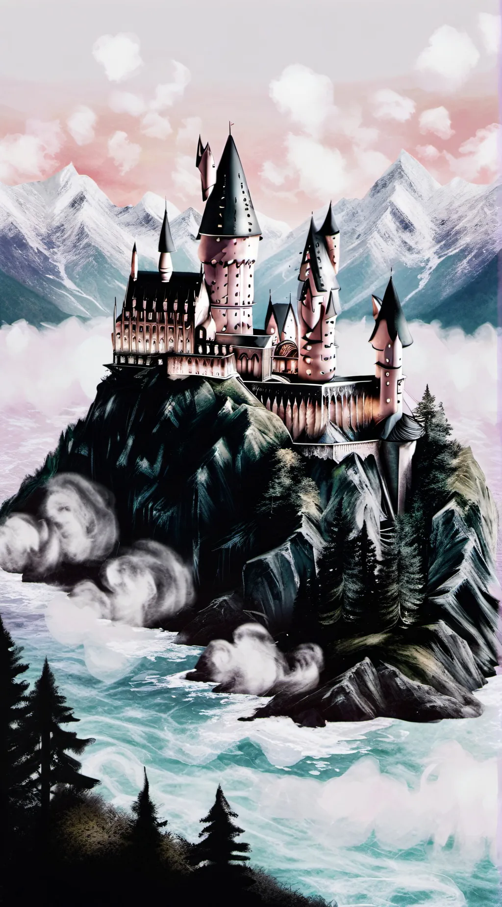 ai character: Hogwarts  background