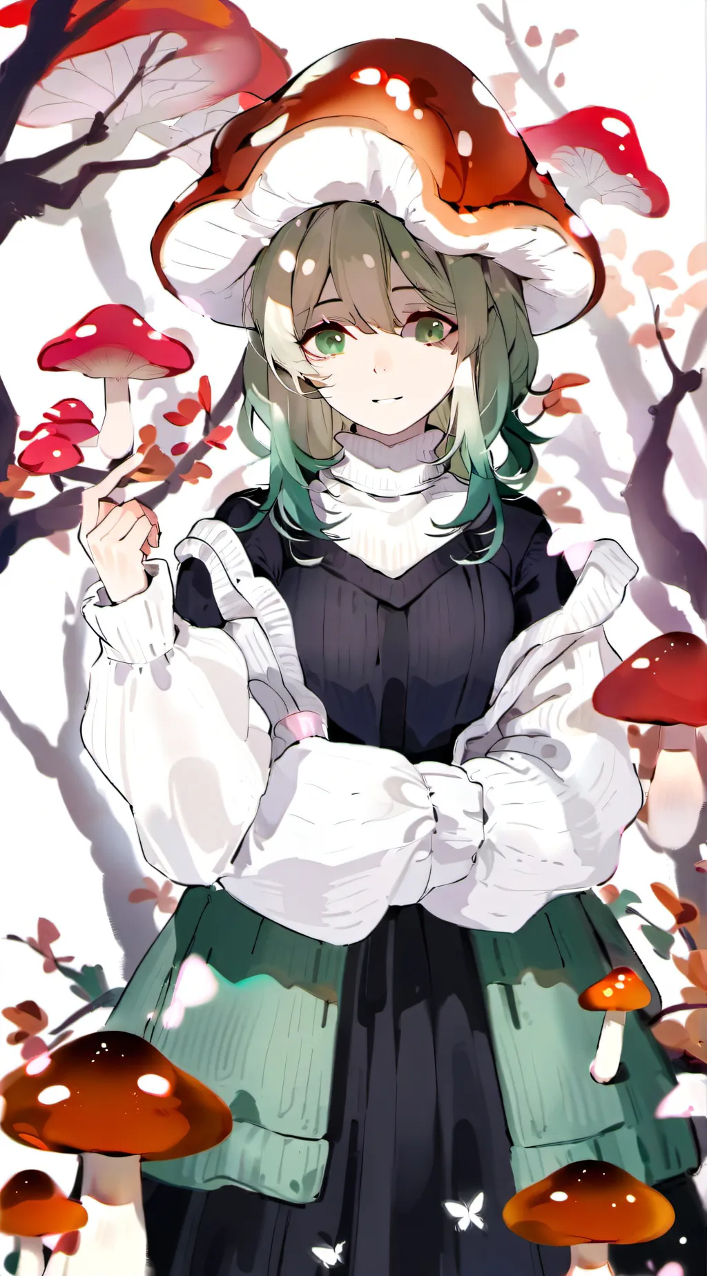 ai character: Nelly u × mha background