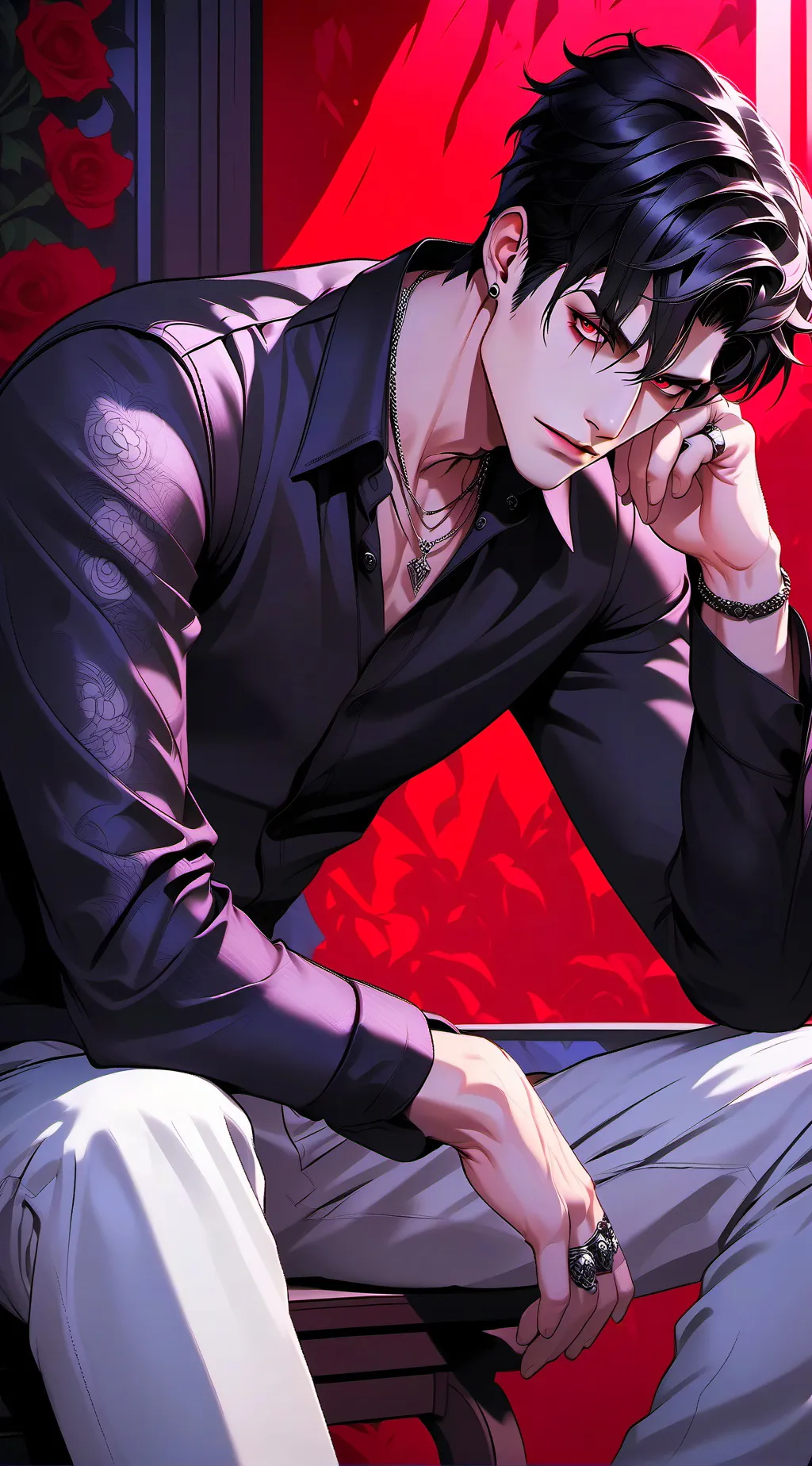 ai character: 『мR』Dracula  background