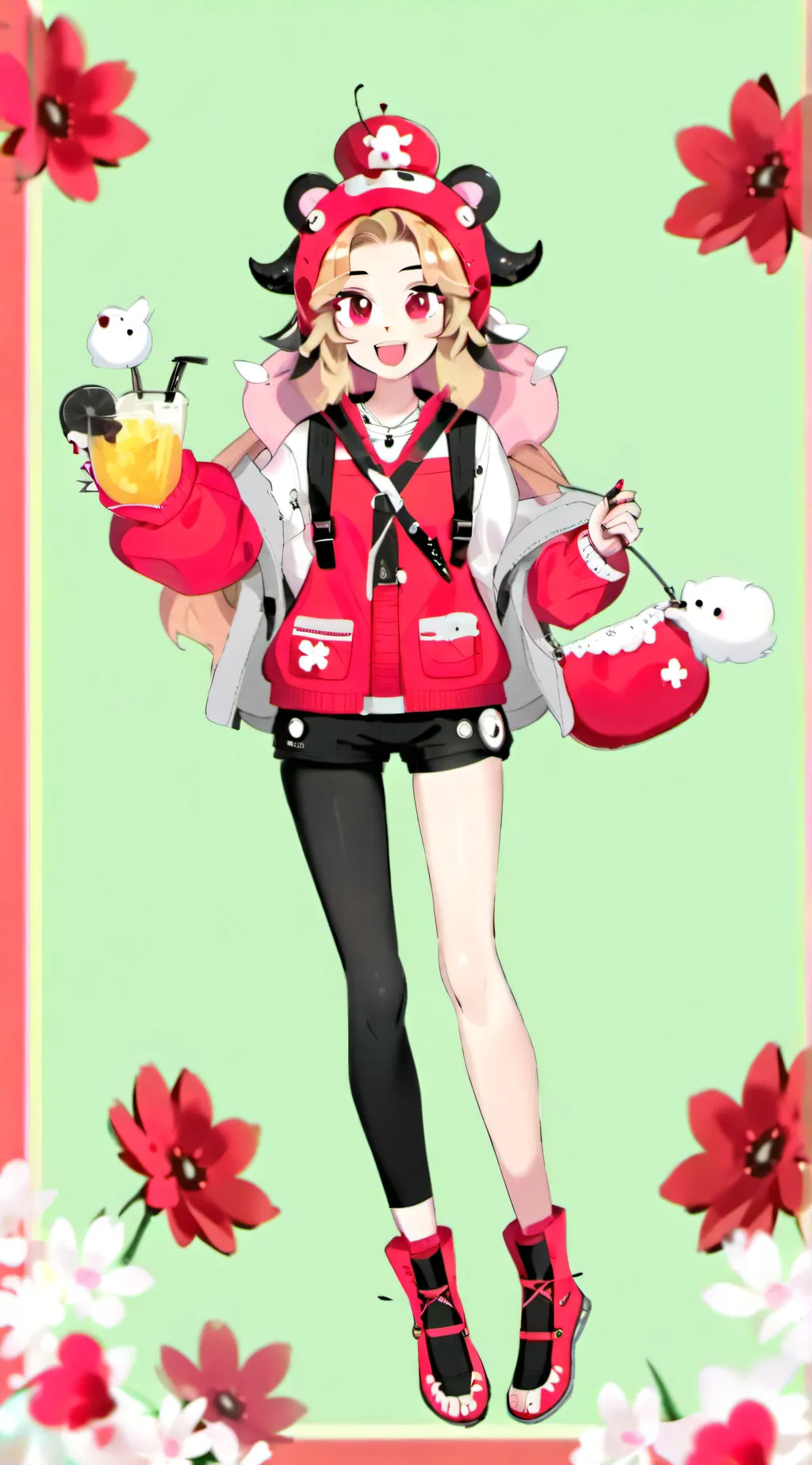 ai character: Ibella shopping~ background