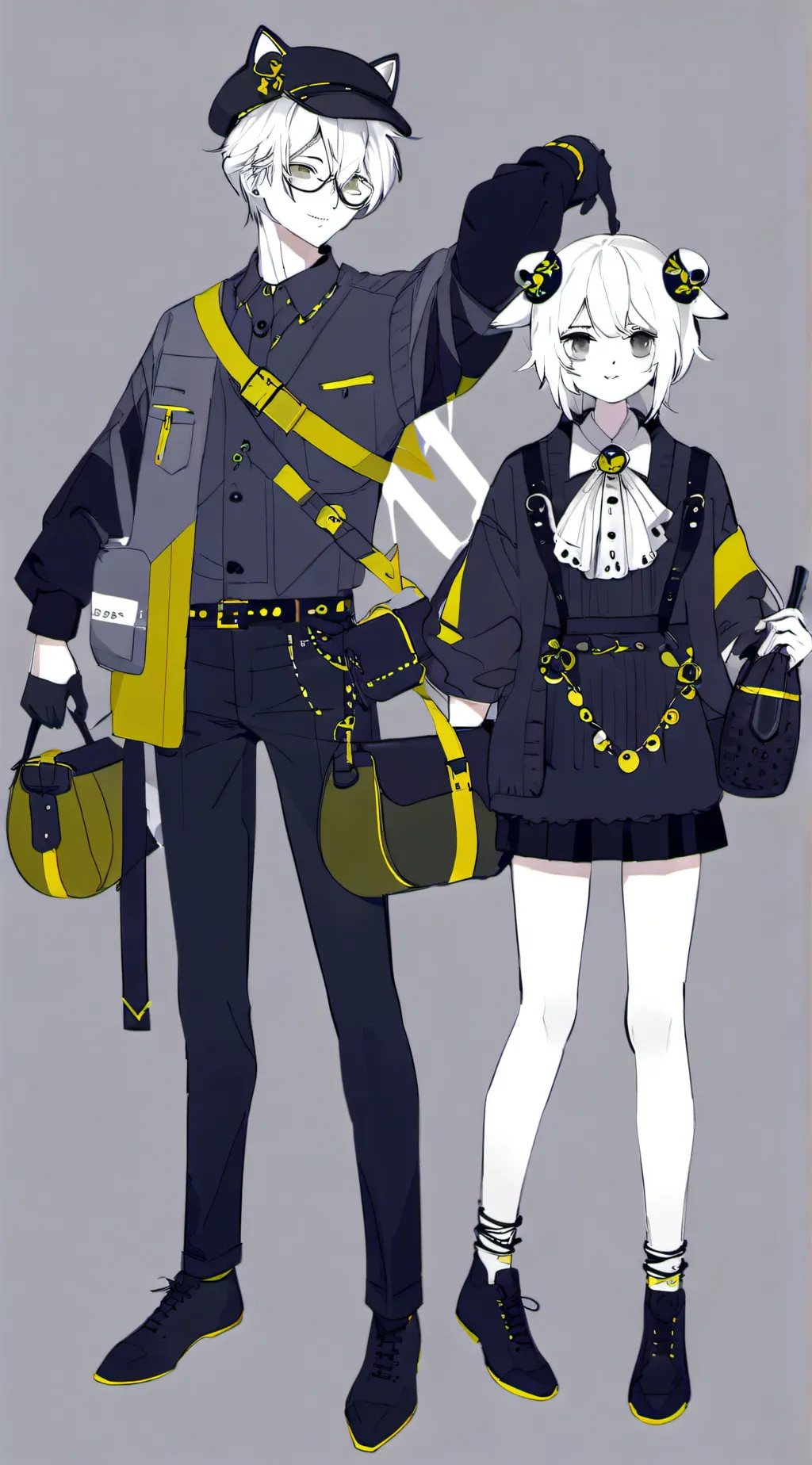 ai character: Shelly & mark  background