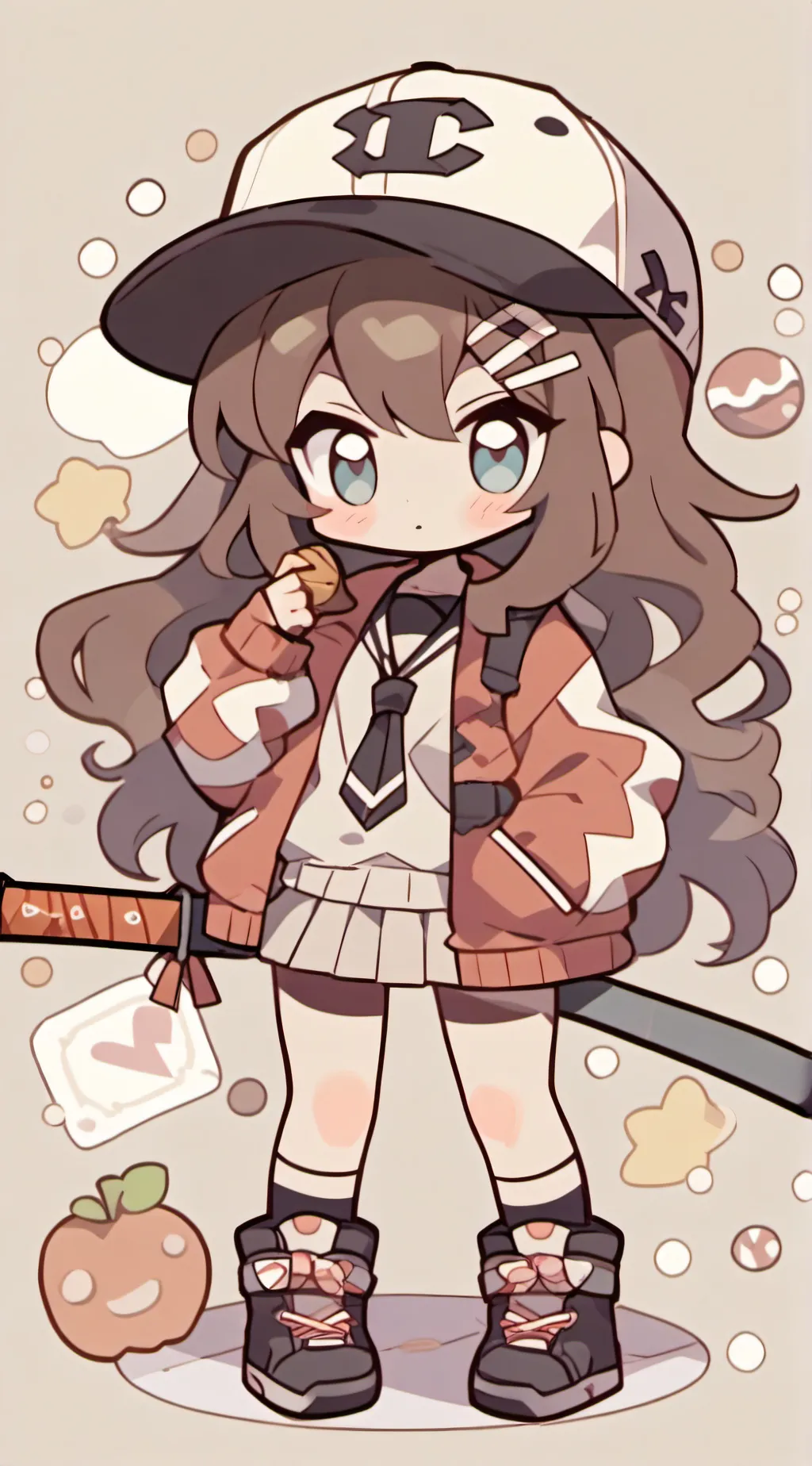 ai character: spiky  background