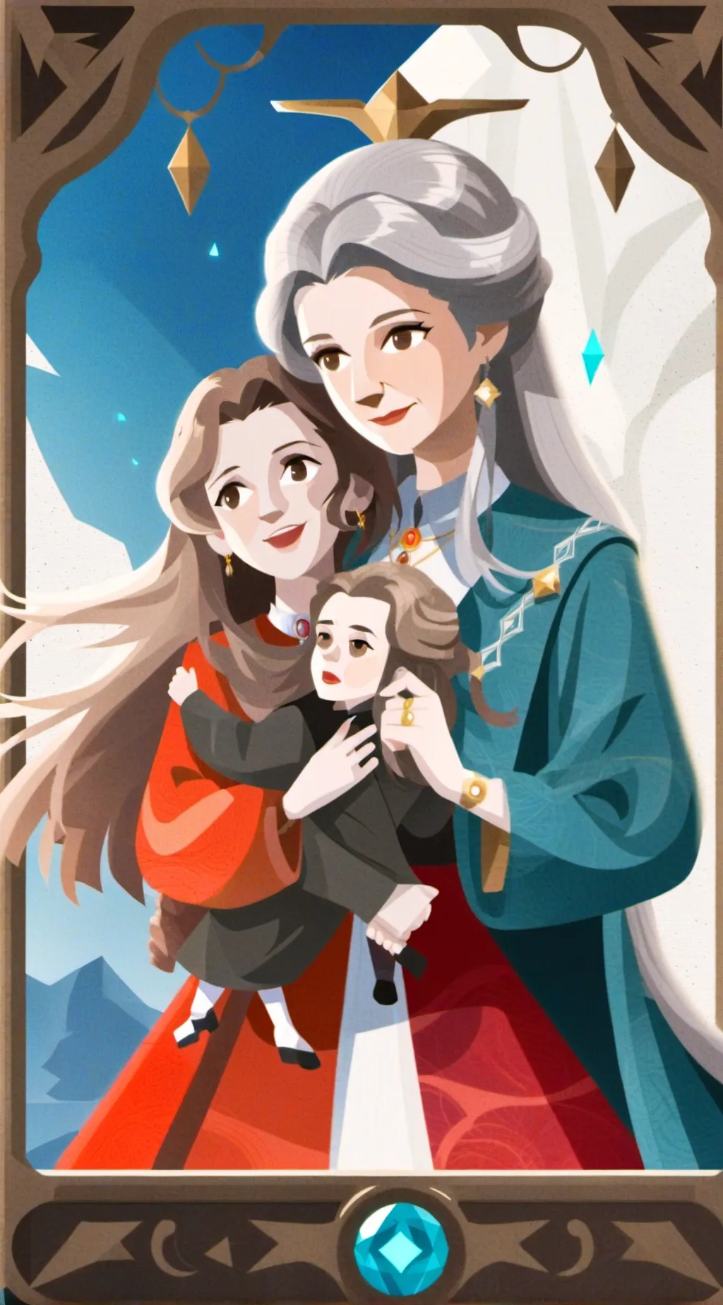 ai character: spoiled sister background