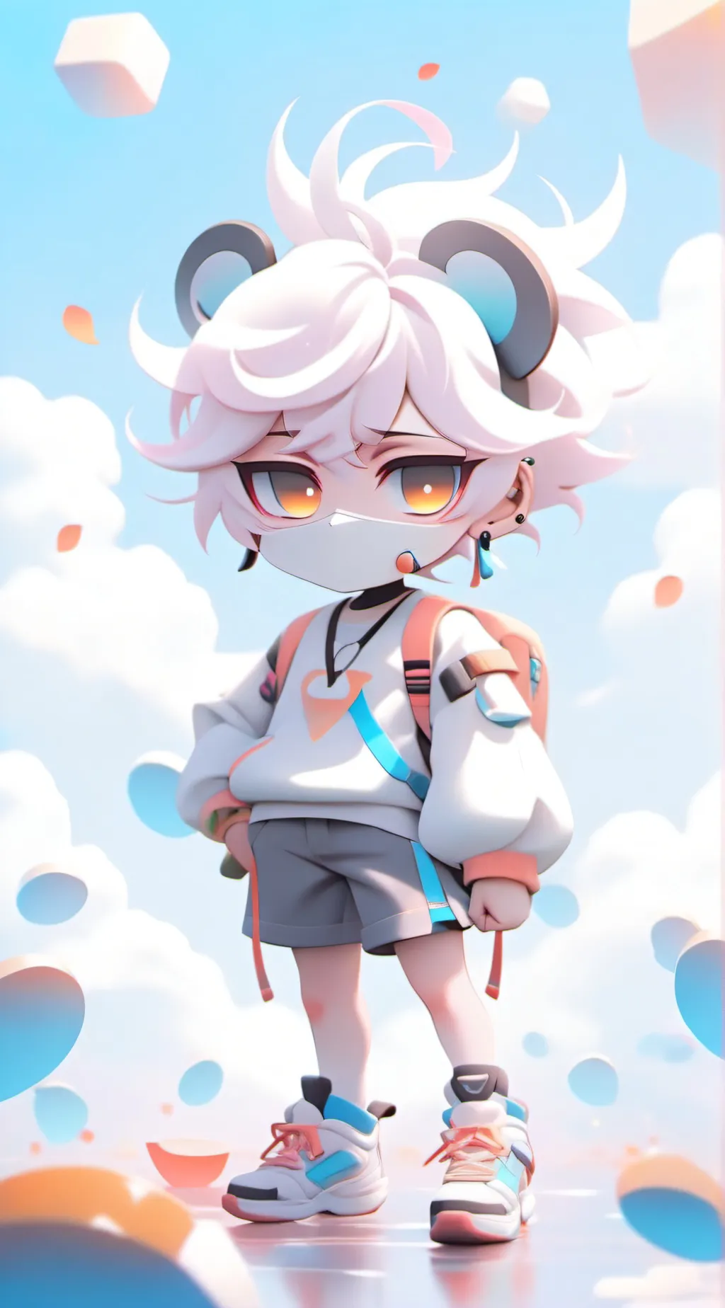 ai character: •~Angel dust~• background