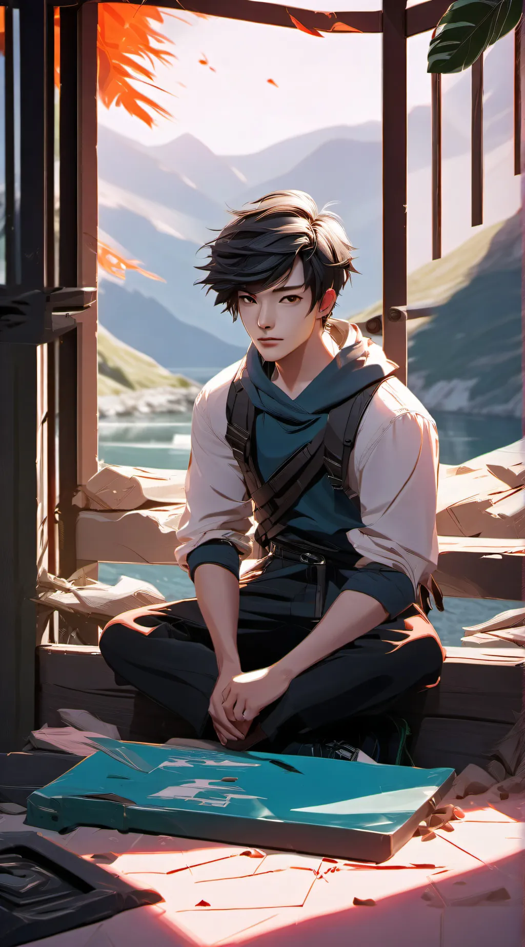 ai character: Alex𐂃❥✪✯ background