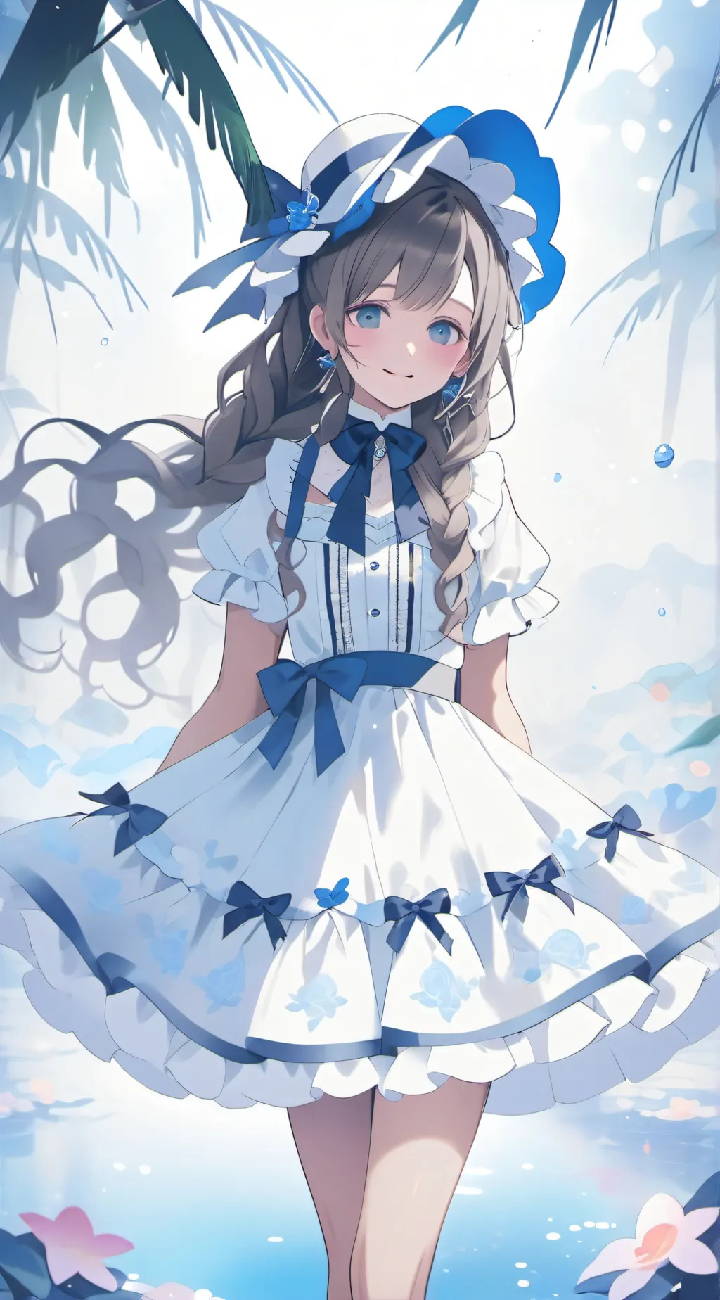 ai character: Rose background