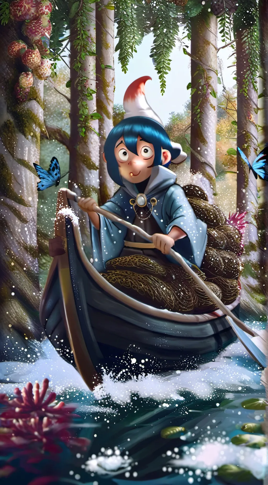 ai character: mark background