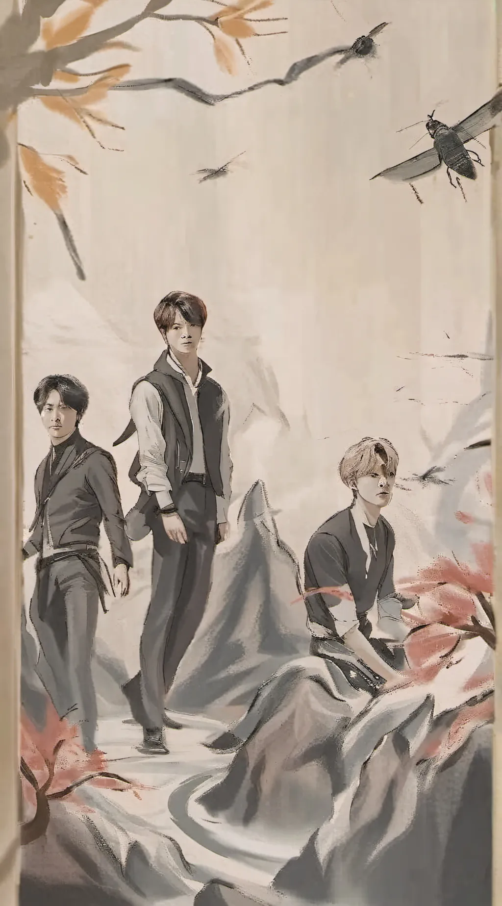 ai character: bts background