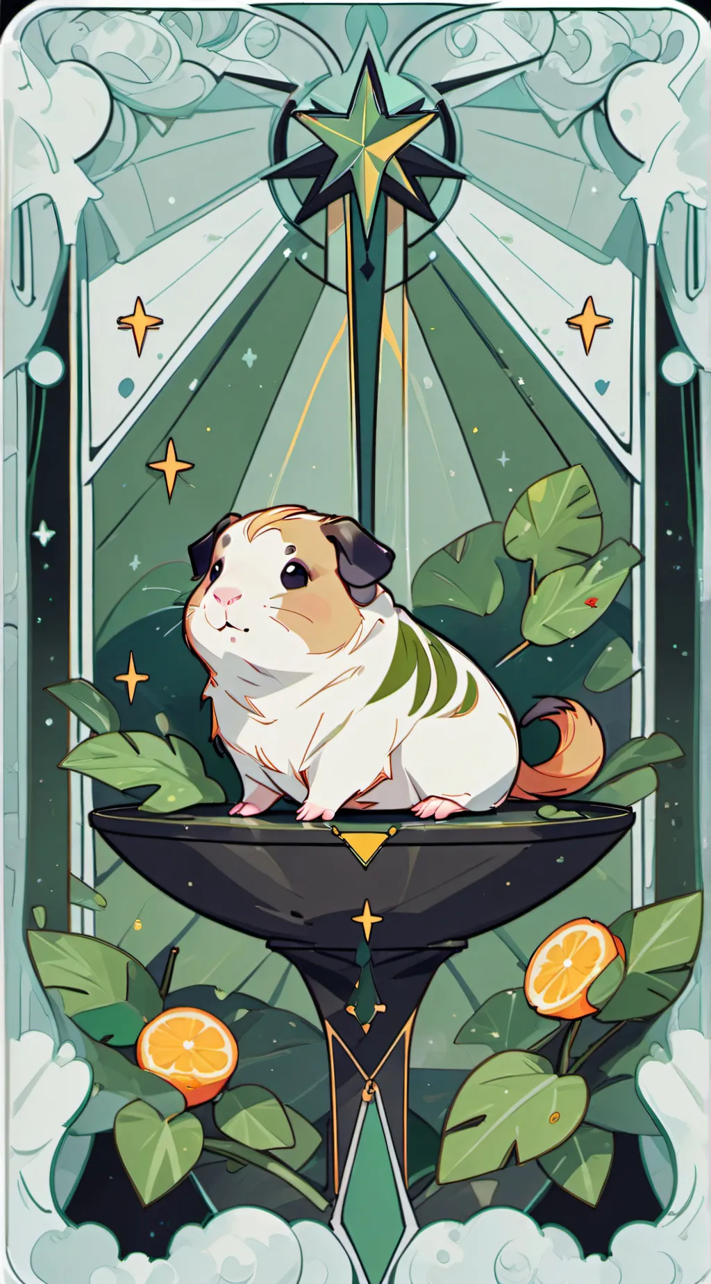 ai character: Guinea pig 2 background