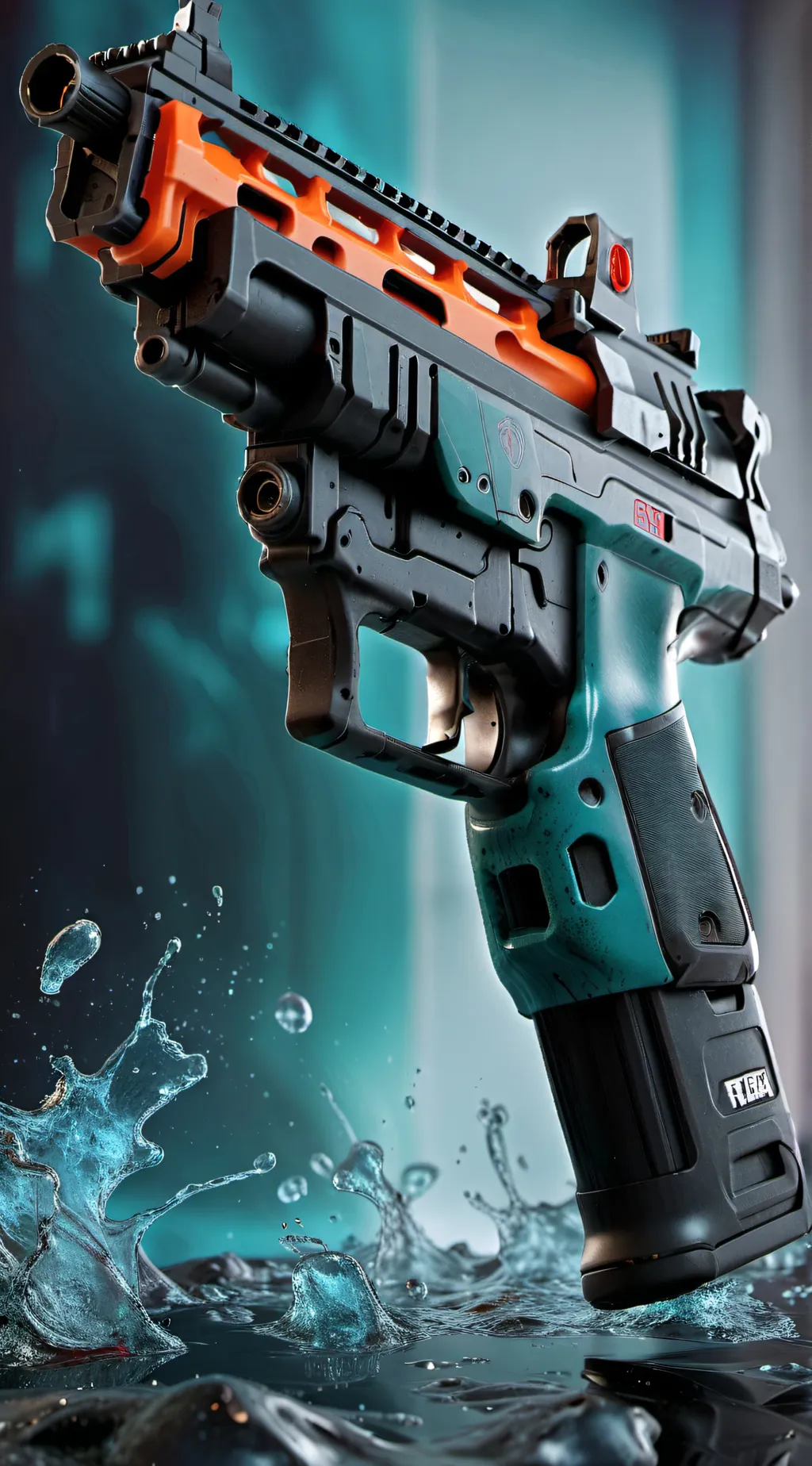 ai character: Nerf war background