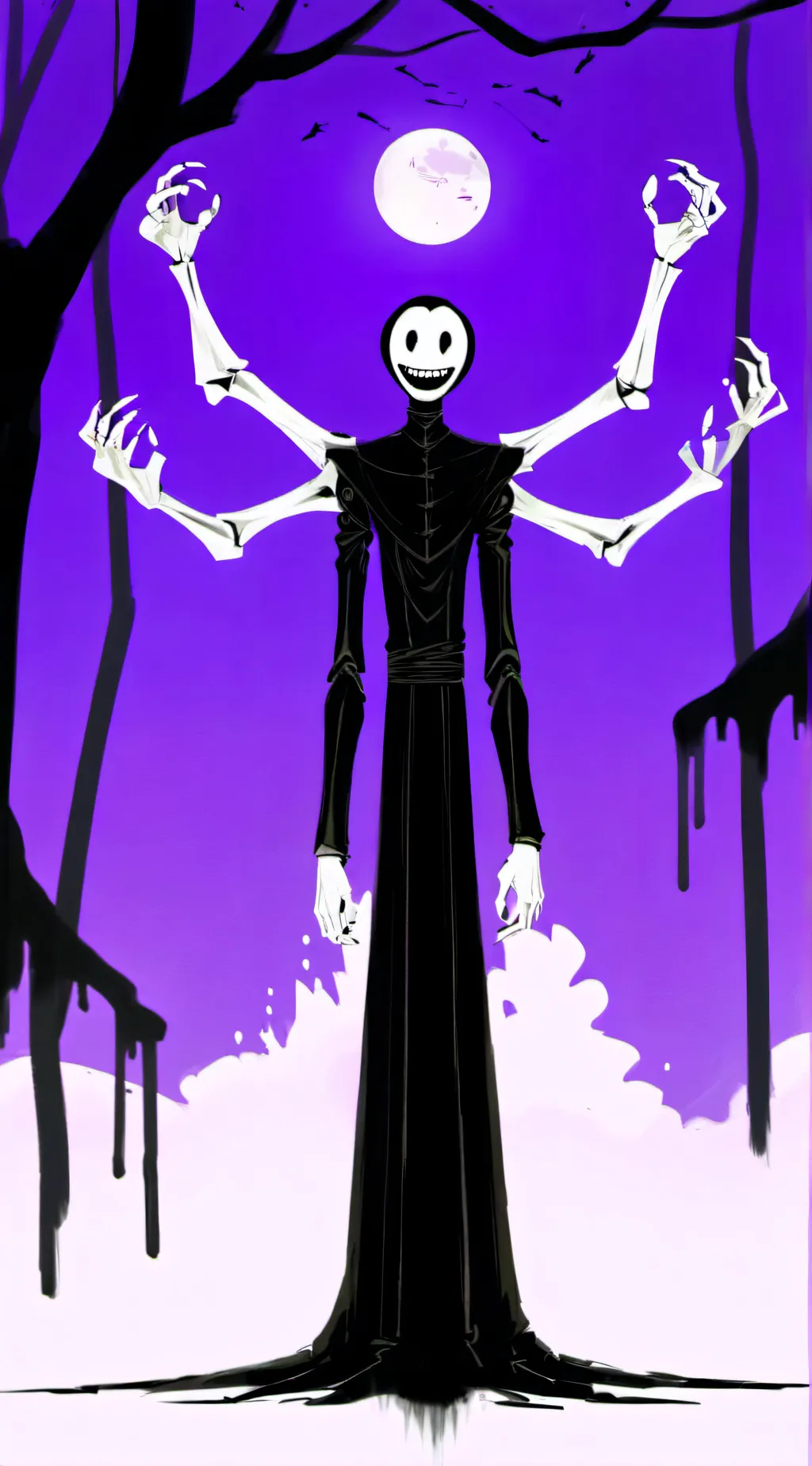 ai character: Null background