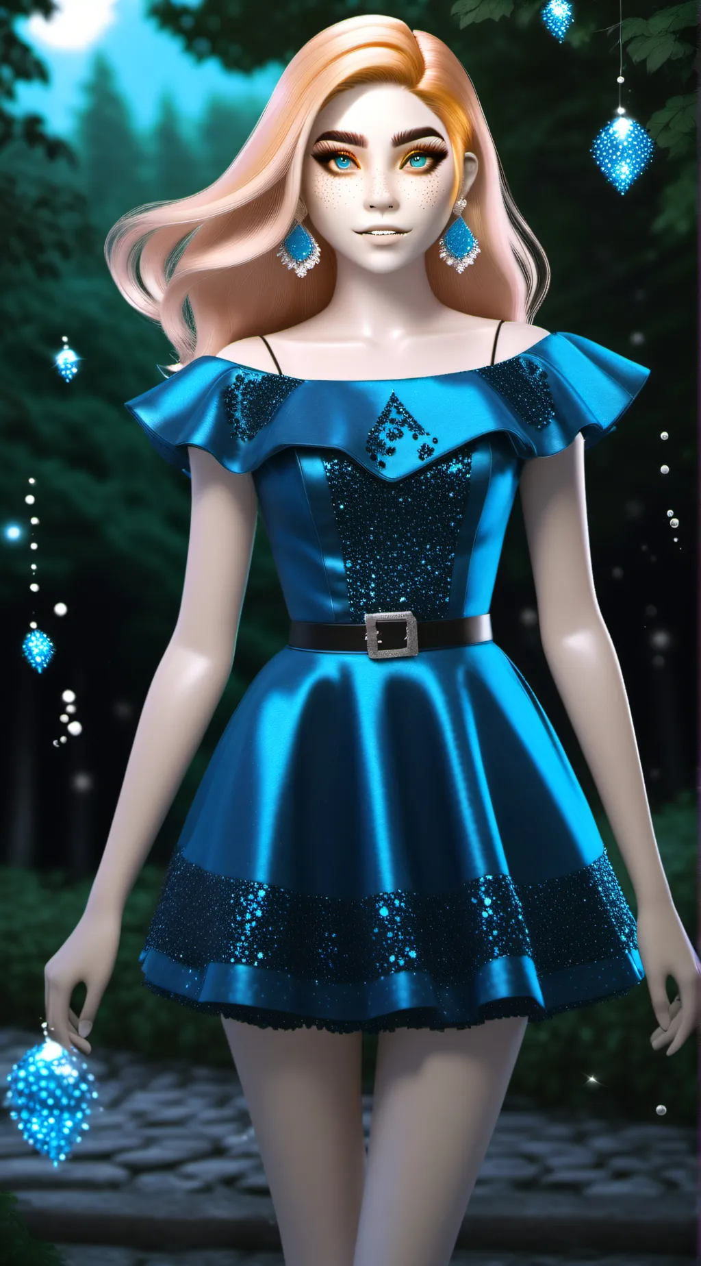 ai character: ava  background