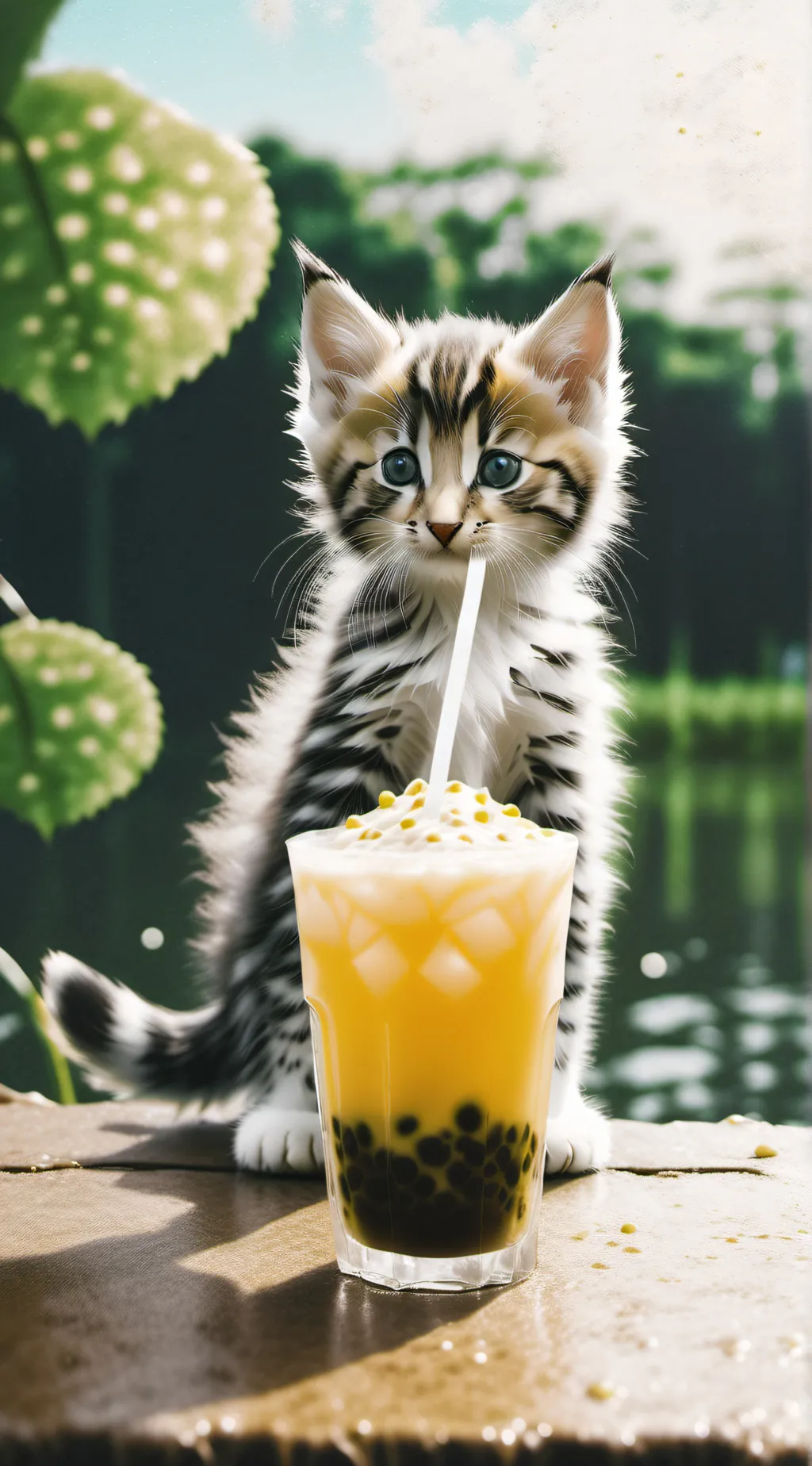 ai character: Kitten background