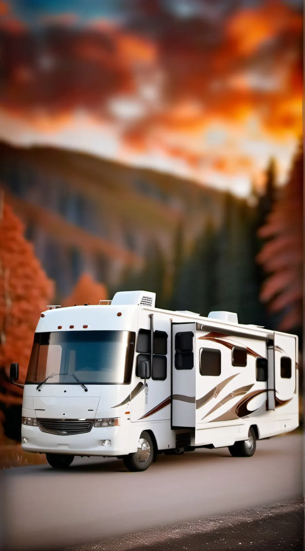 ai character: Family Road trip background