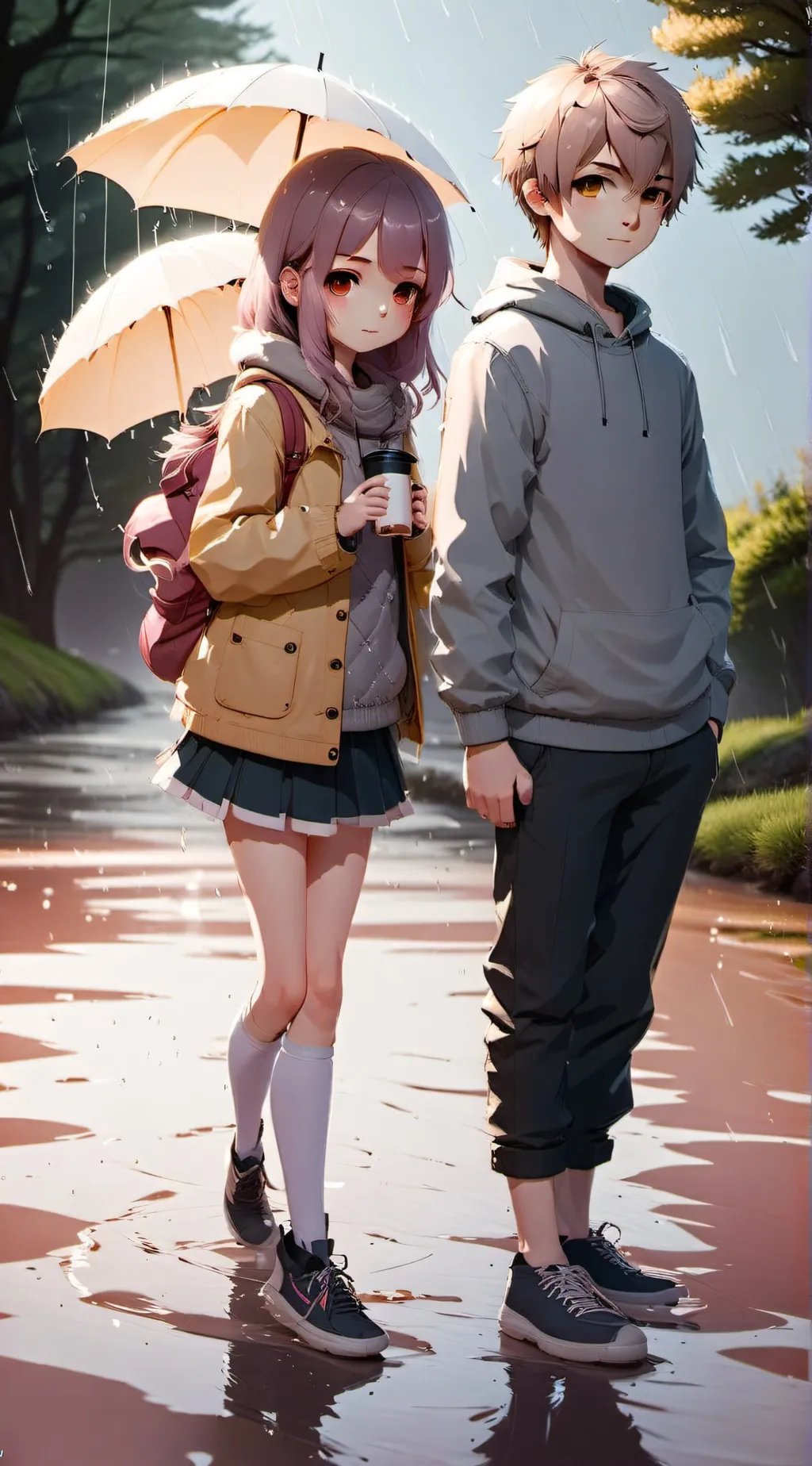 ai character: Abri and Jake background