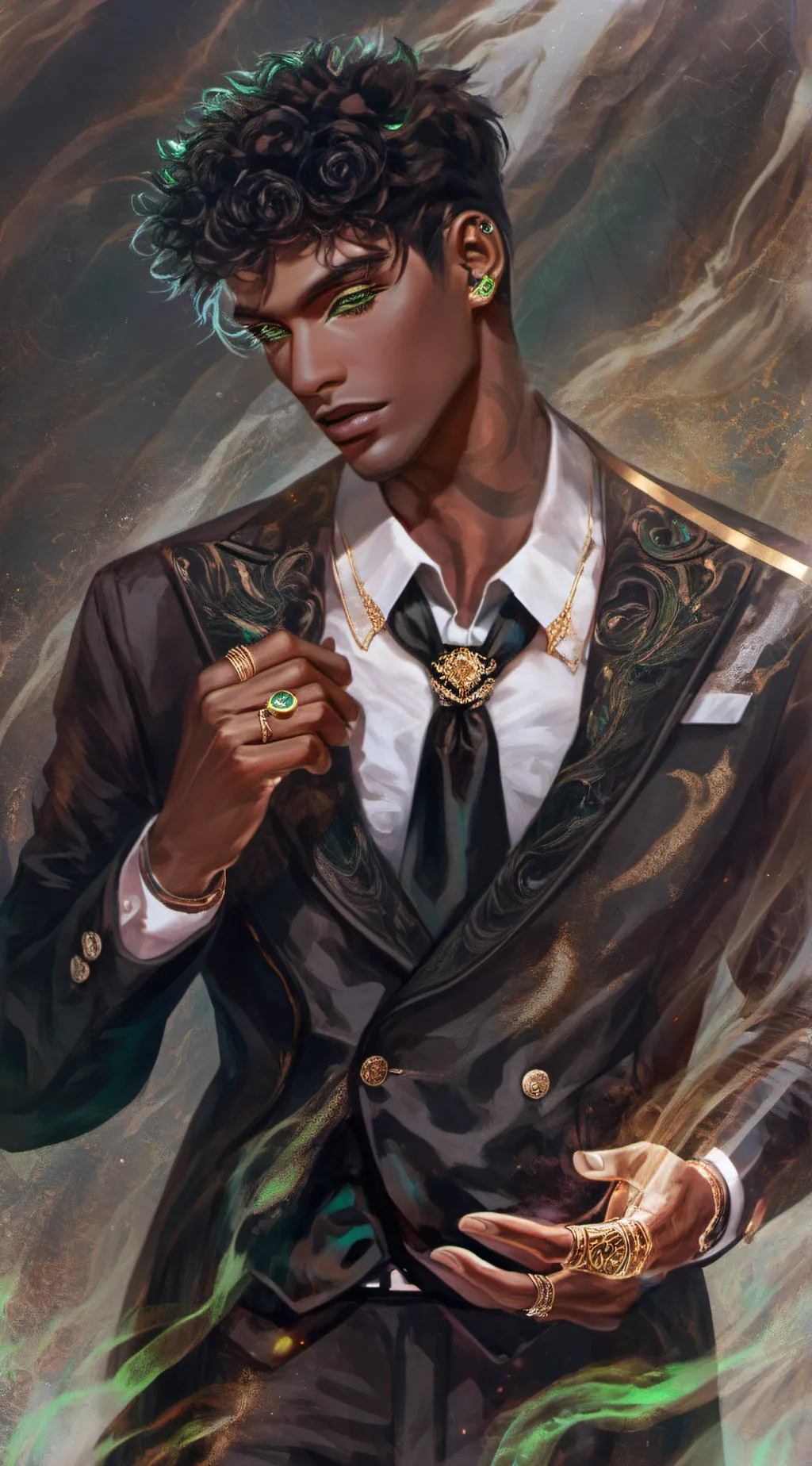 ai character: Evan background