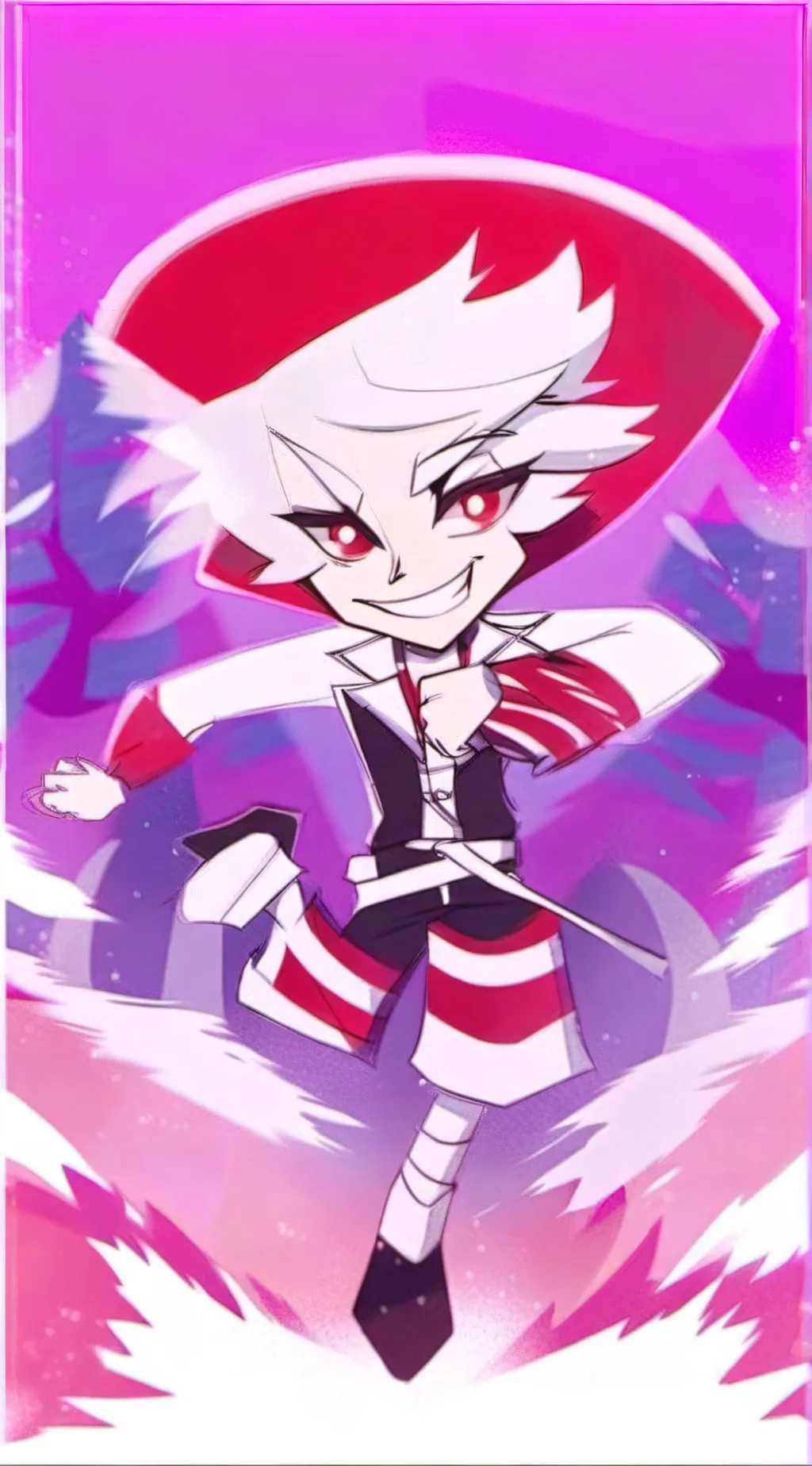 ai character: Angel dust  background