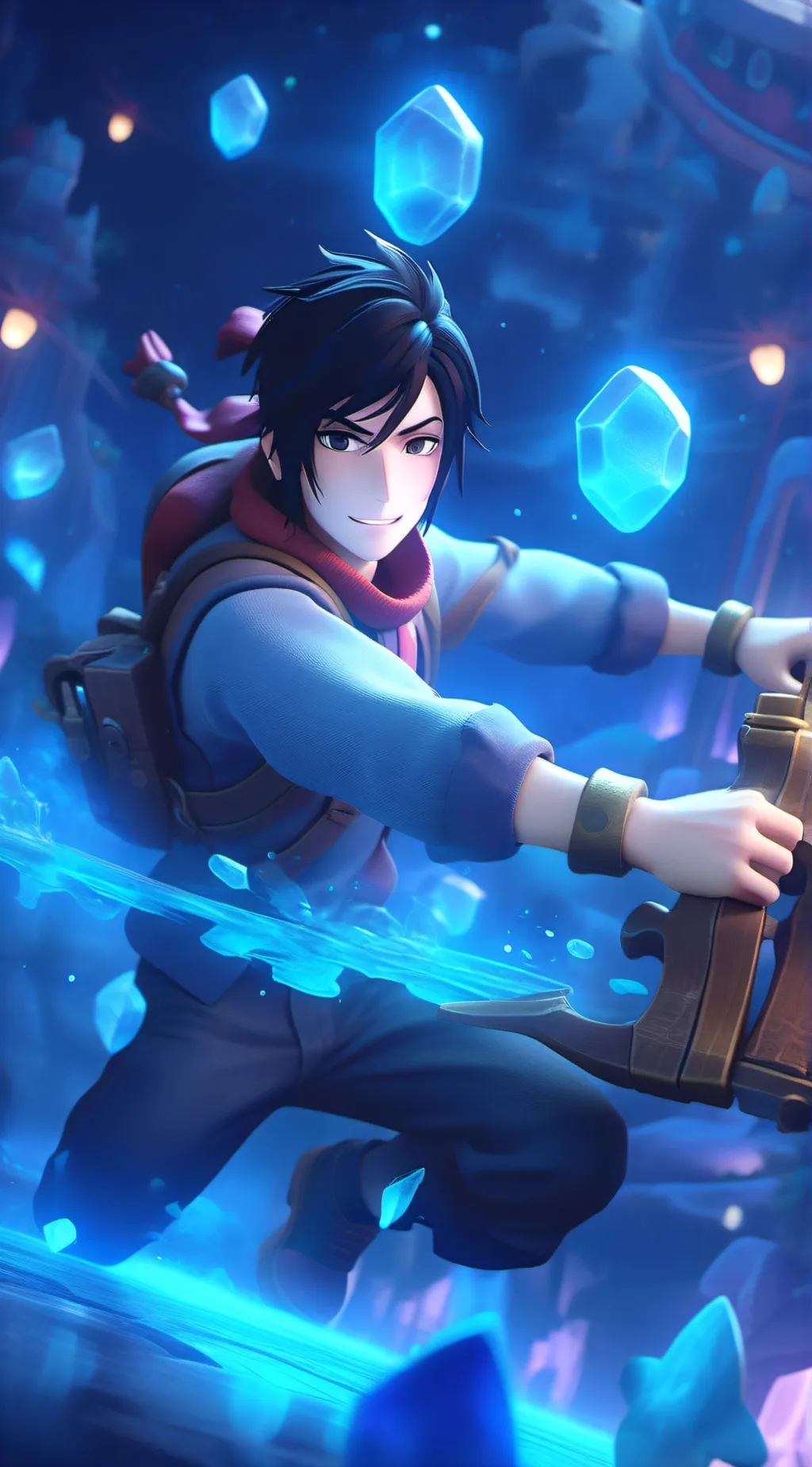 ai character: Sebastián background