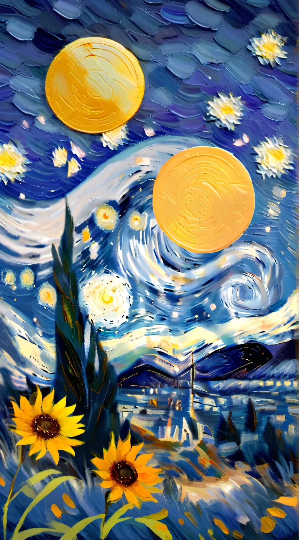 ai character: Coiny background