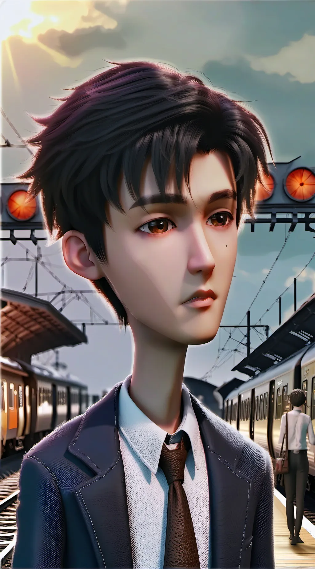 ai character: ROST HIM background